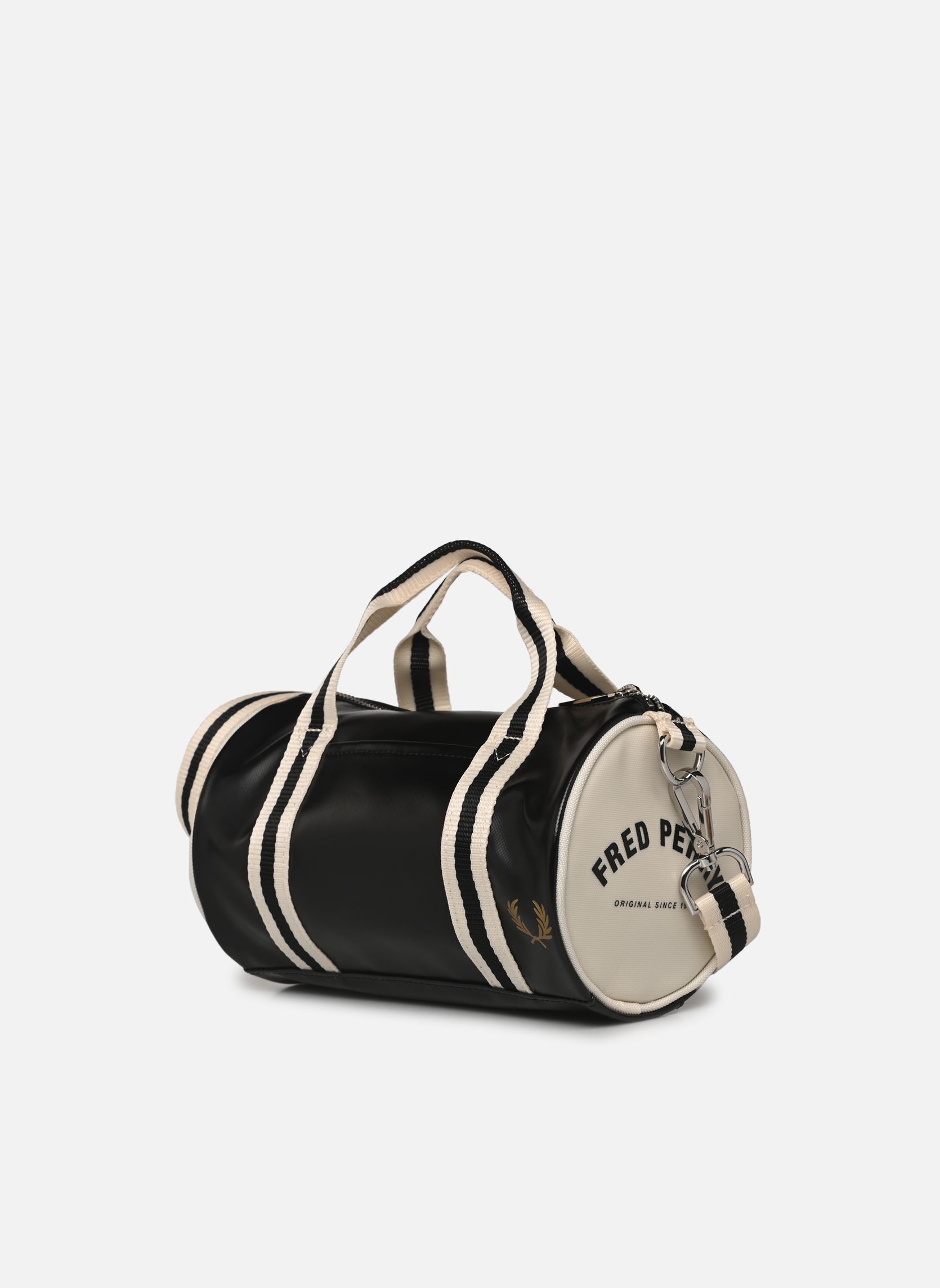 Borse a tracolla Classic Mini Barrel Bag uomo nero Fred Perry Borse a tracolla Classic Mini Barrel Bag uomo nero Black/ecru