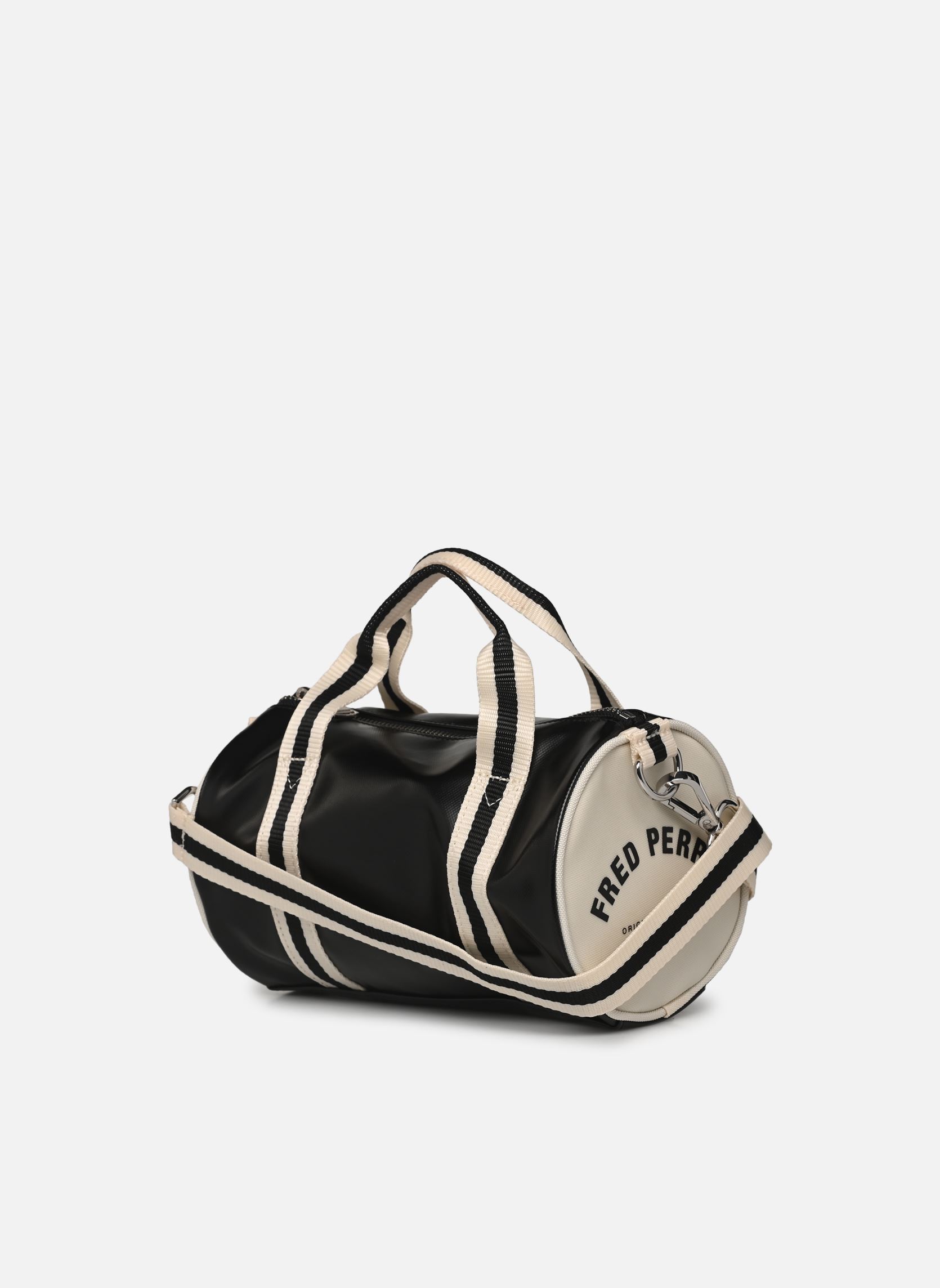 Borse a tracolla Classic Mini Barrel Bag uomo nero Fred Perry Borse a tracolla Classic Mini Barrel Bag uomo nero Black/ecru