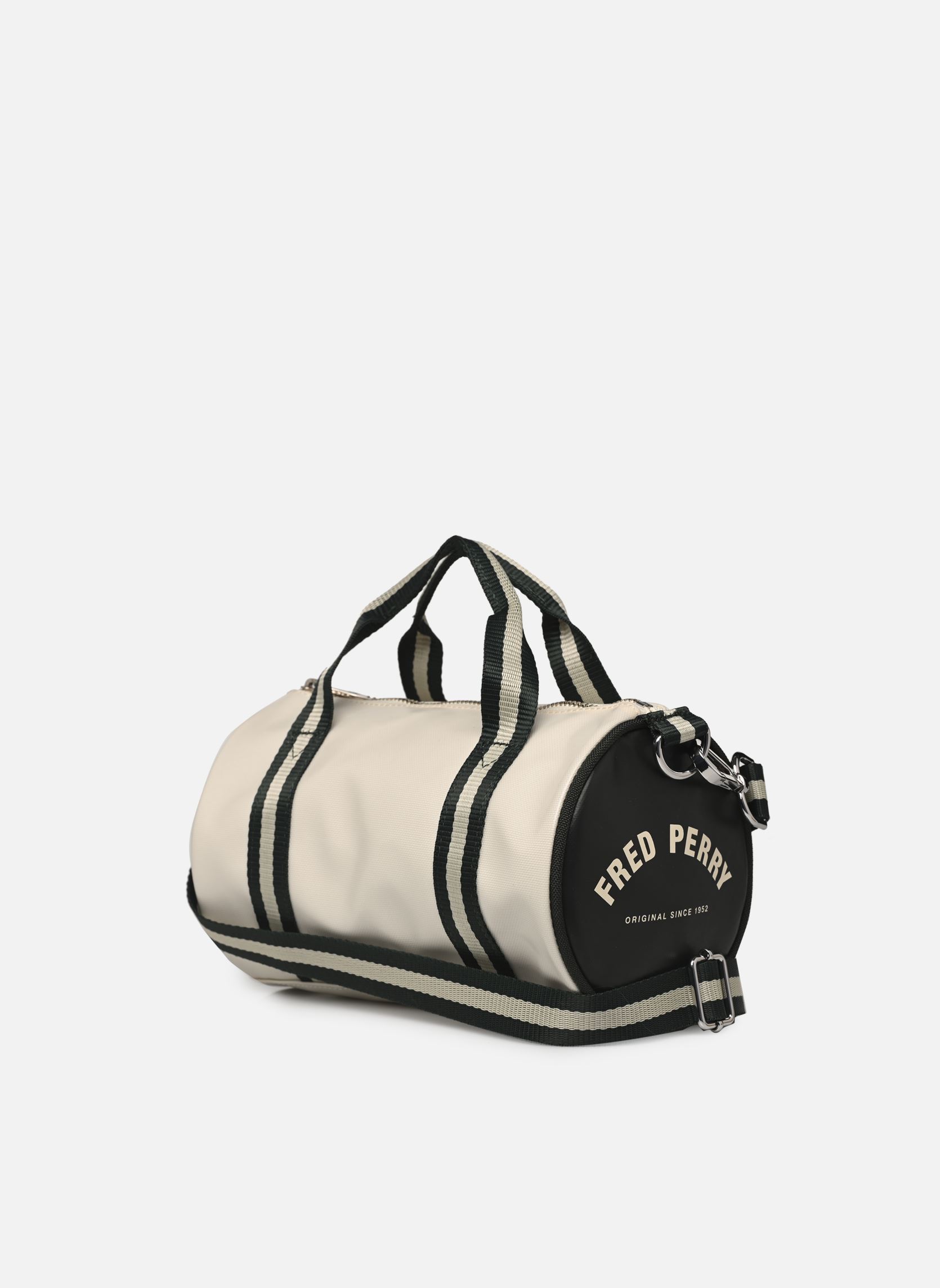 Umhängetaschen Classic Mini Barrel Bag herren beige Fred Perry Umhängetaschen Classic Mini Barrel Bag herren beige Ecru/Nghtgreen