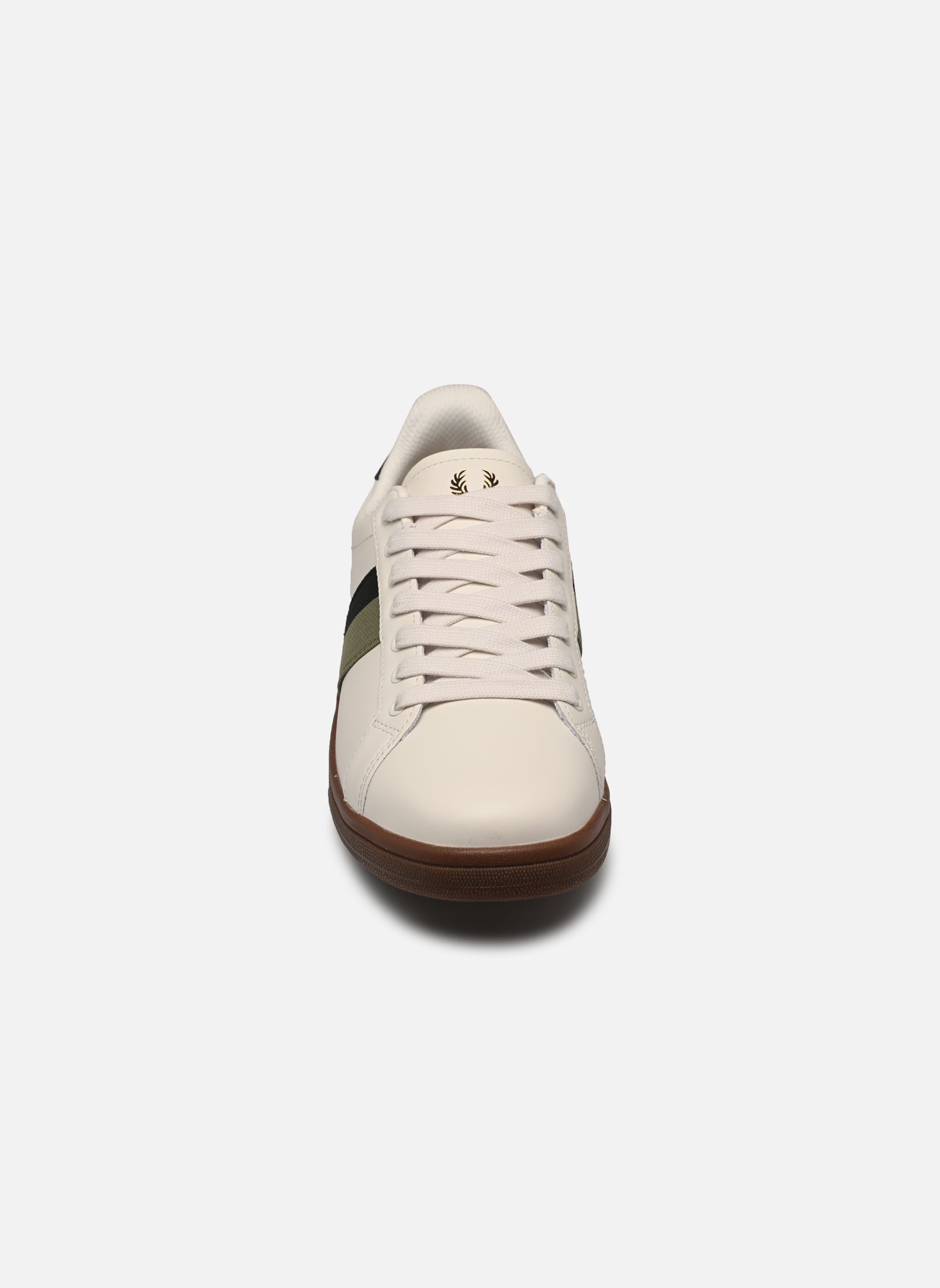 Baskets basses B721 Leather / Tape Detail homme blanc Fred Perry Baskets basses B721 Leather / Tape Detail homme blanc Light Ecru