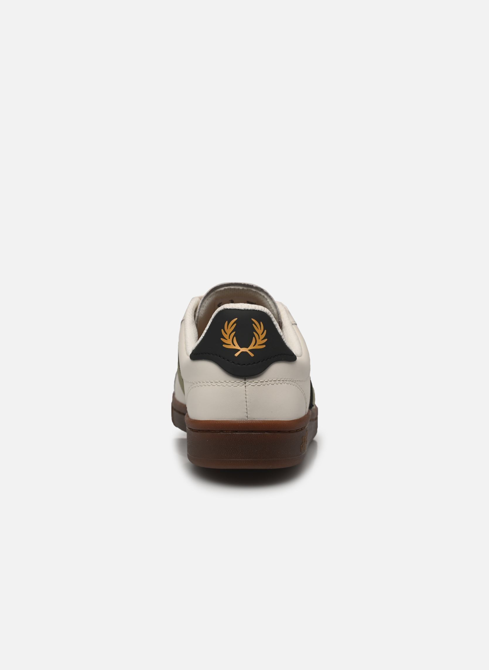 Baskets basses B721 Leather / Tape Detail homme blanc Fred Perry Baskets basses B721 Leather / Tape Detail homme blanc Light Ecru