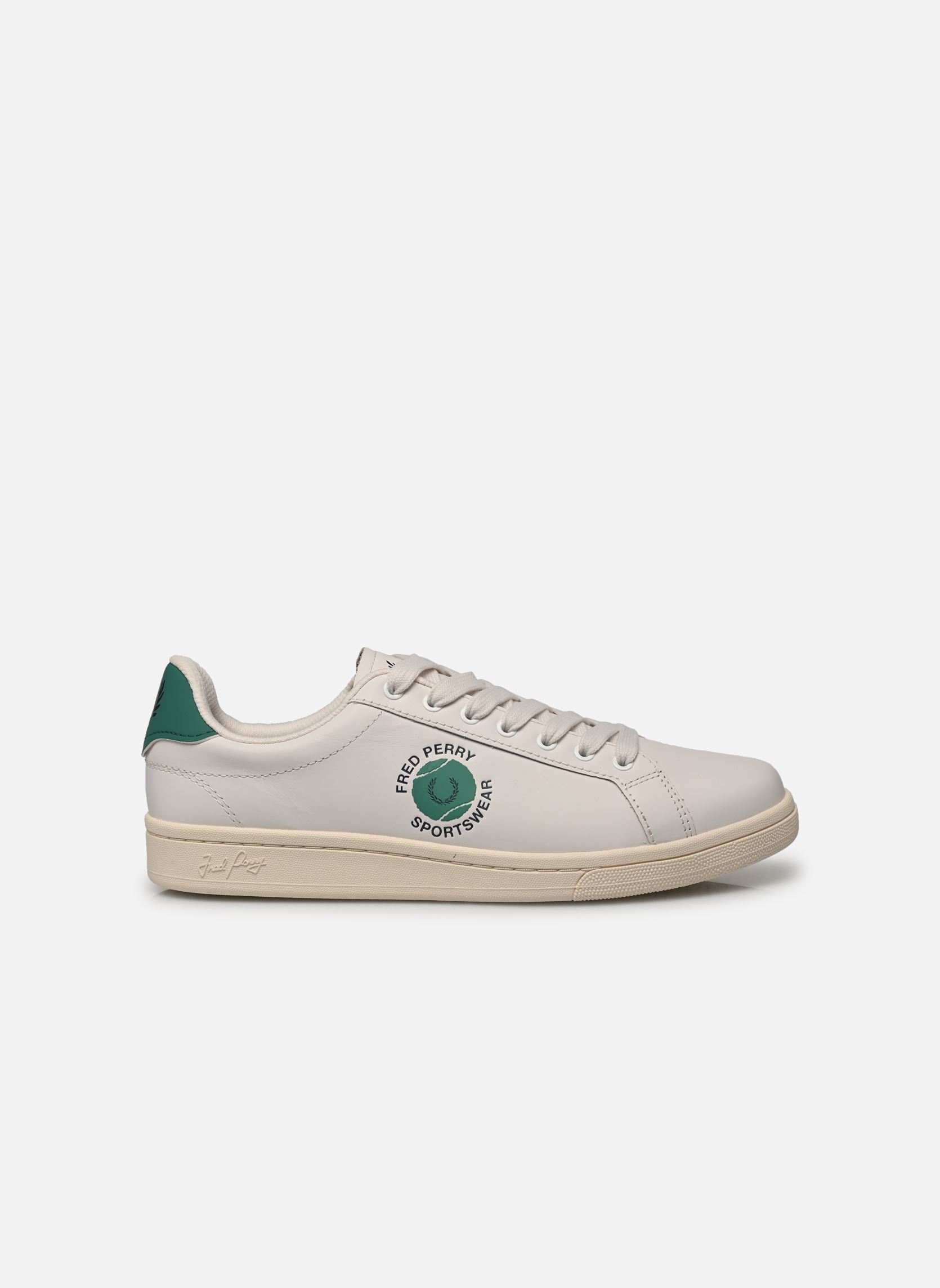 Baskets basses B721 Leather / Tennis Branded homme blanc Fred Perry Baskets basses B721 Leather / Tennis Branded homme blanc Snow white
