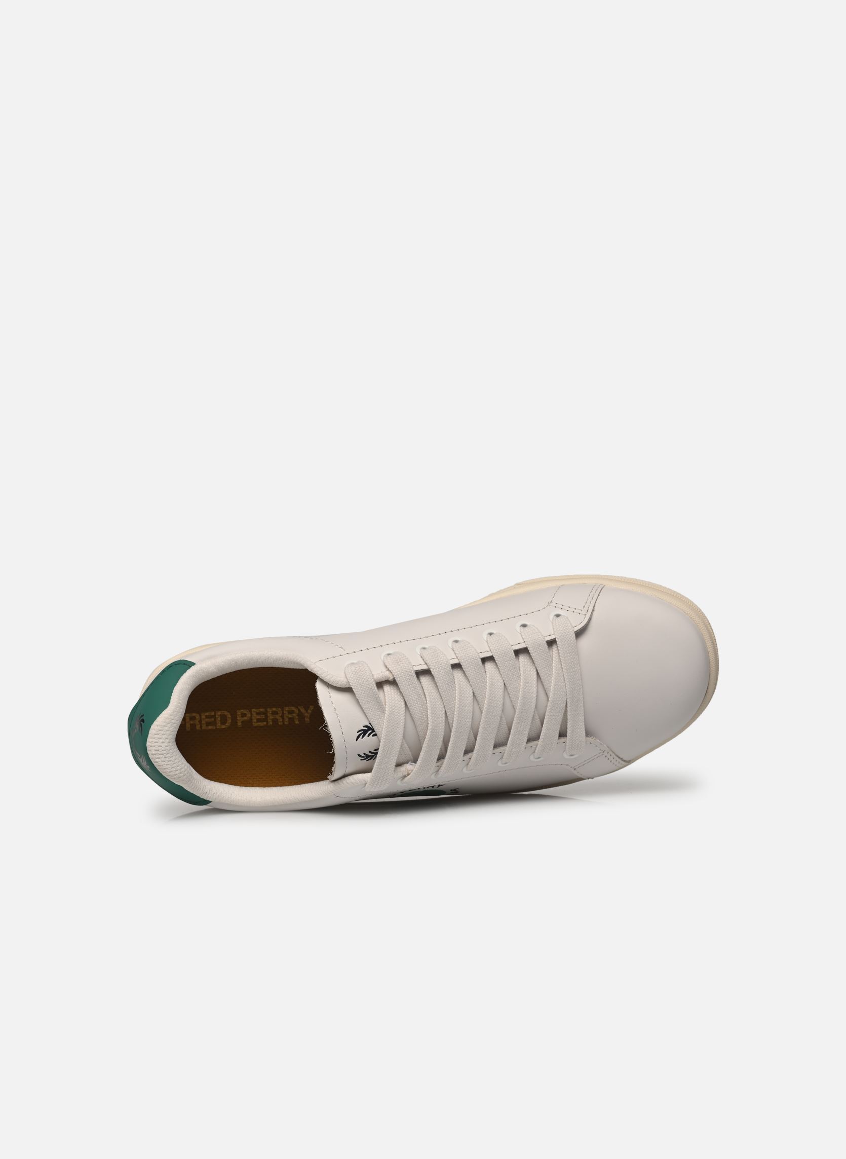 Baskets basses B721 Leather / Tennis Branded homme blanc Fred Perry Baskets basses B721 Leather / Tennis Branded homme blanc Snow white