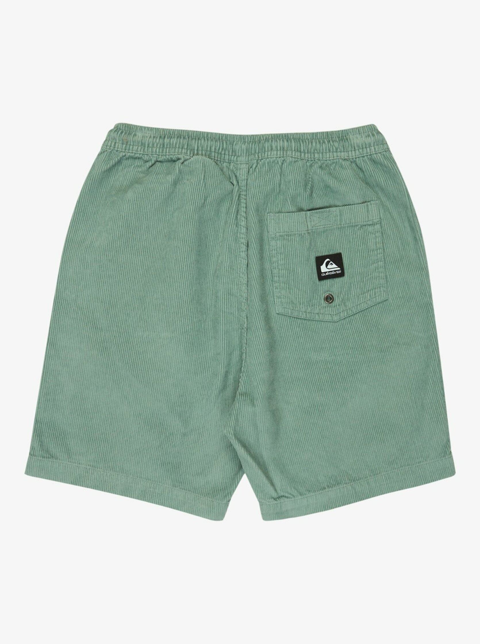 Shorts Taxer Cord Youth EQBWS03371 jongens groen Quiksilver Shorts Taxer Cord Youth EQBWS03371 jongens groen CHINOIS GREEN
