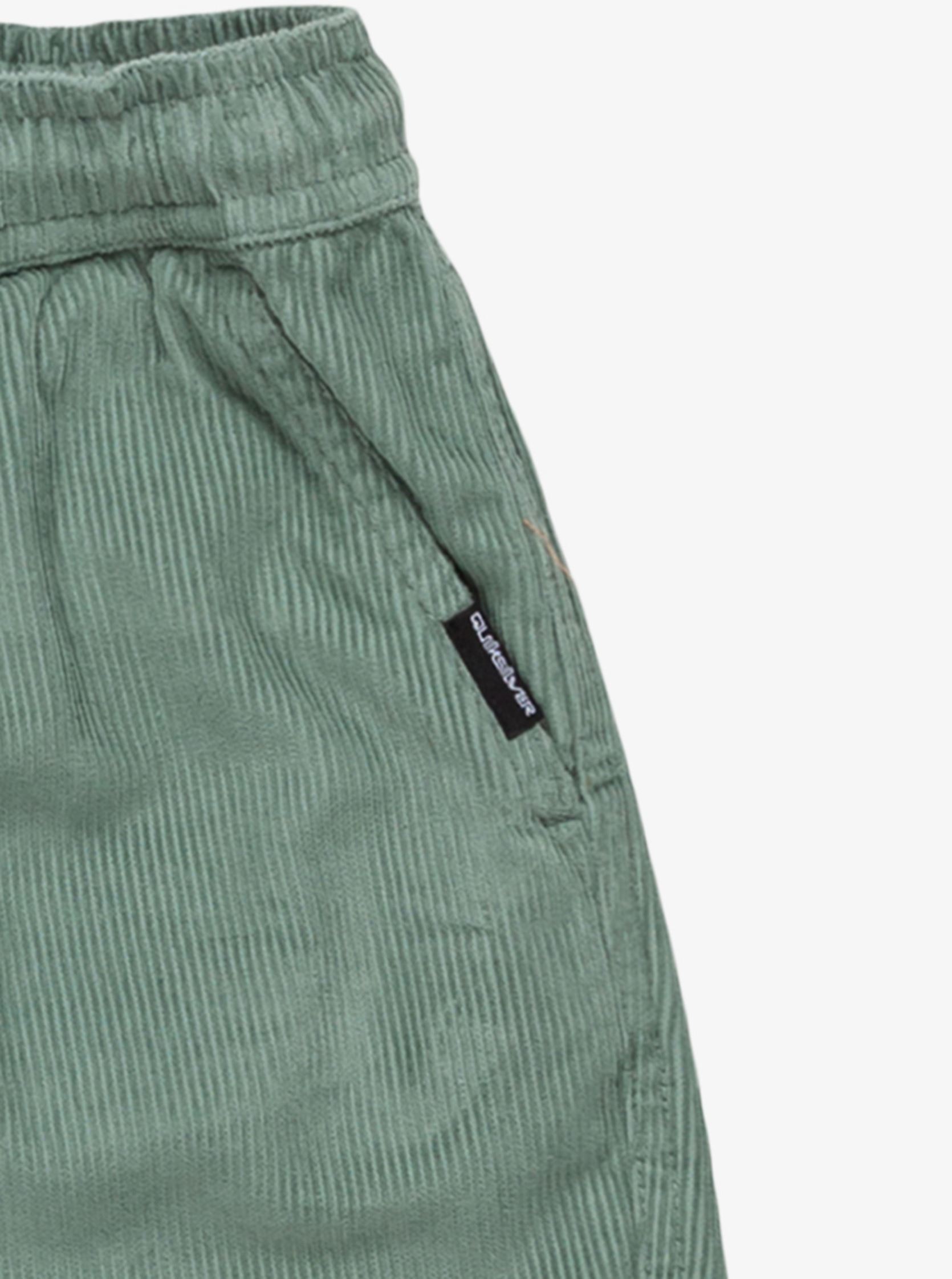 Shorts Taxer Cord Youth EQBWS03371 jongens groen Quiksilver Shorts Taxer Cord Youth EQBWS03371 jongens groen CHINOIS GREEN