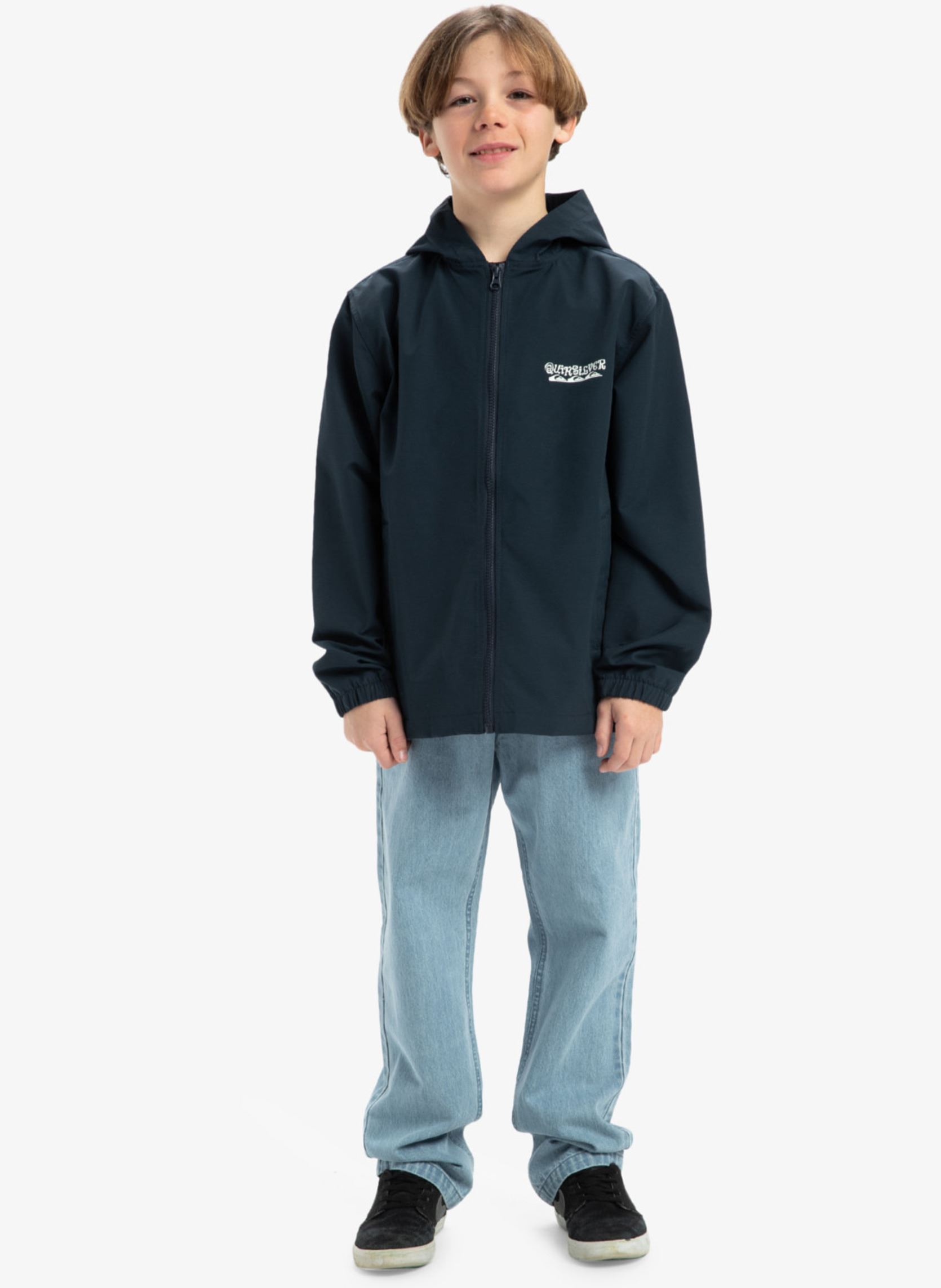 Blousons Rain Cloud Hooded Coach Youth EQBJK03325 garçon bleu Quiksilver Blousons Rain Cloud Hooded Coach Youth EQBJK03325 garçon bleu Dark Navy,DARK NAVY