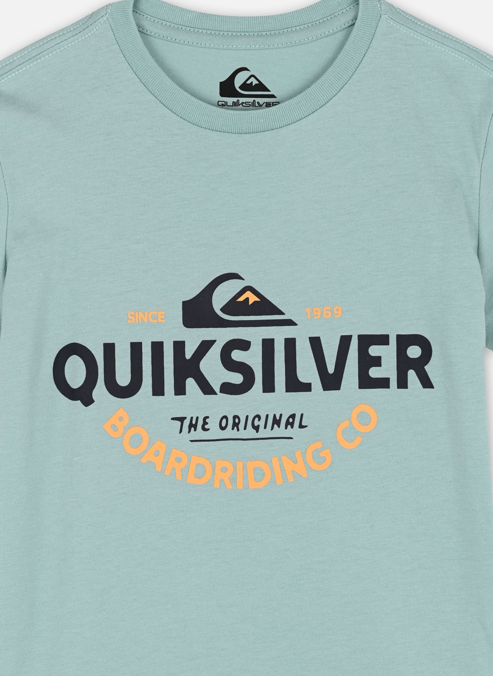 Tee-shirts Ev Typed Out Ss Yth EQBZT04847 garçon bleu Quiksilver Tee-shirts Ev Typed Out Ss Yth EQBZT04847 garçon bleu AQUIFER