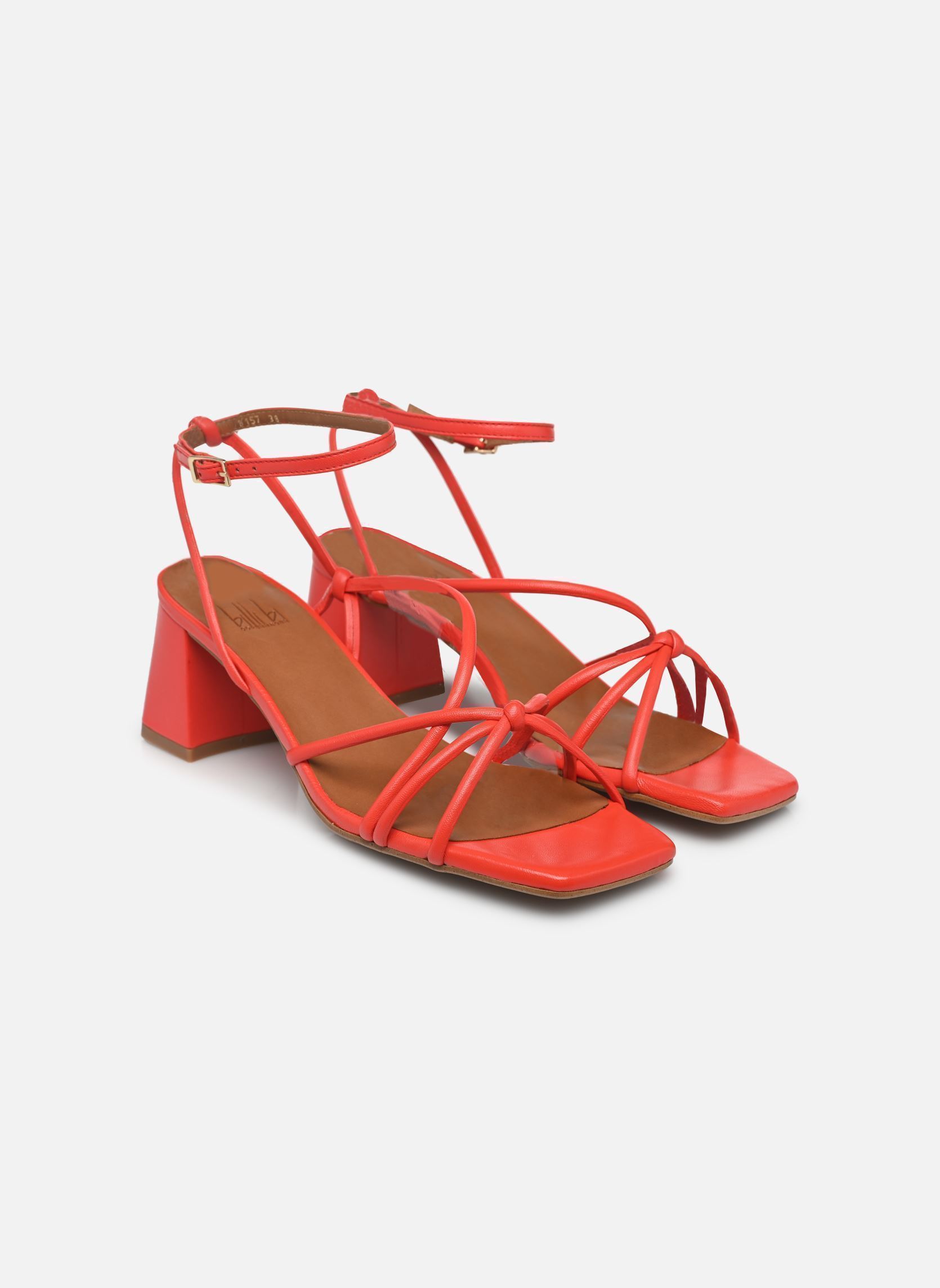 Sandalen A8157 damen orange Billi Bi Sandalen A8157 damen orange Coral nappa