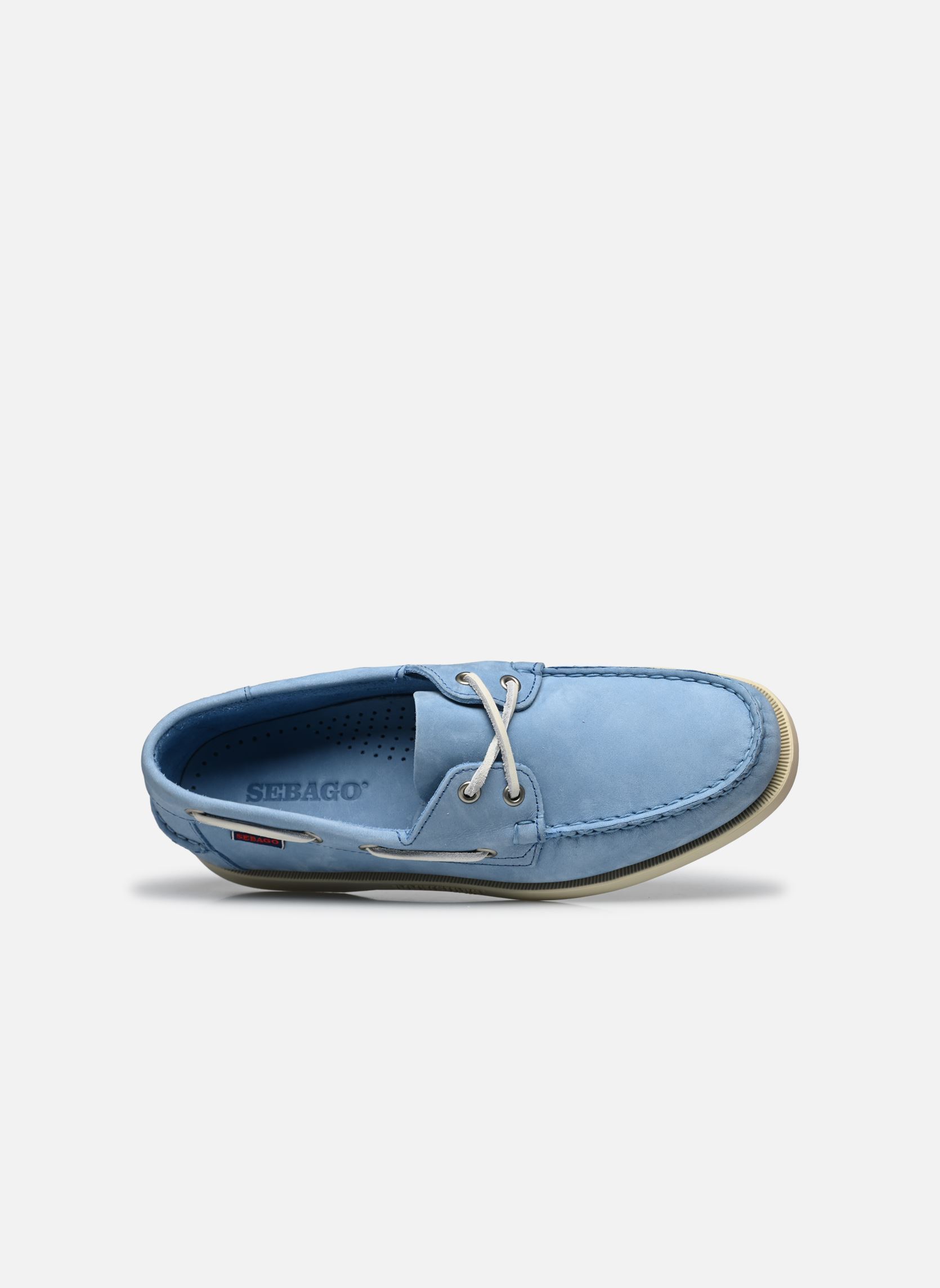 Mocassins Portland Nubuck homme bleu Sebago Mocassins Portland Nubuck homme bleu LT BLUE