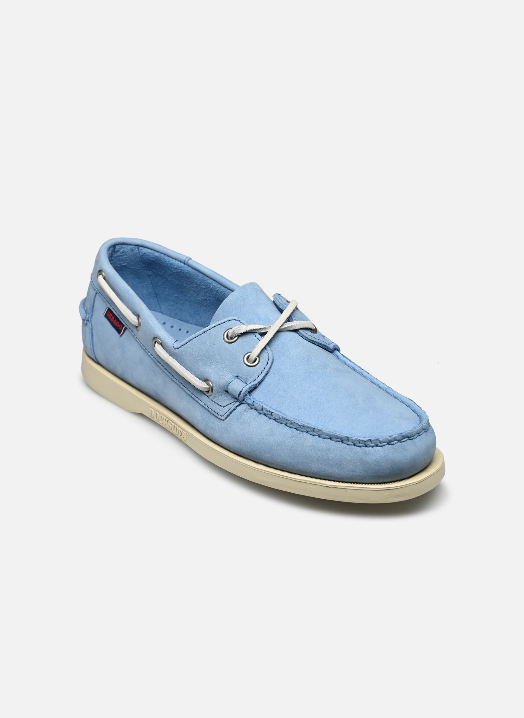 Mocassins Portland Nubuck homme bleu Sebago Mocassins Portland Nubuck homme bleu LT BLUE