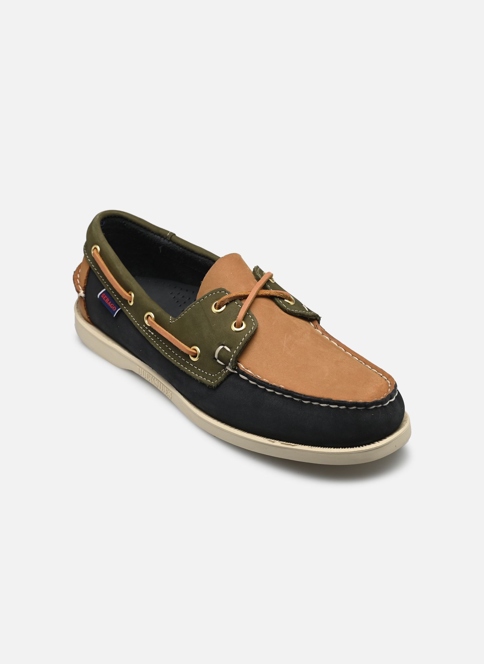 Scarpe da barca Portland Spinnaker Nbk uomo multicolore Sebago Scarpe da barca Portland Spinnaker Nbk uomo multicolore BLUE NAVY - BEIGE CAMEL