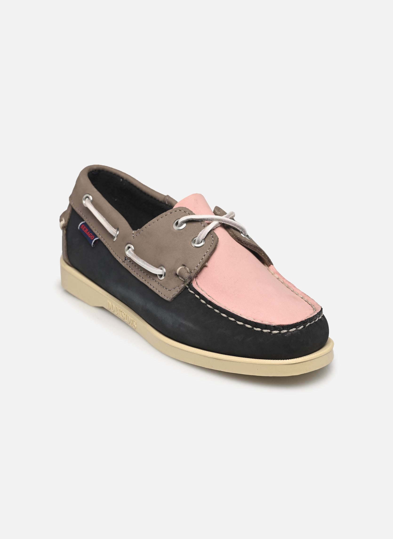 Chaussures bateaux Portland Woman femme multicolore Sebago Chaussures bateaux Portland Woman femme multicolore BLUE-LT GREY-PINK REGULAR