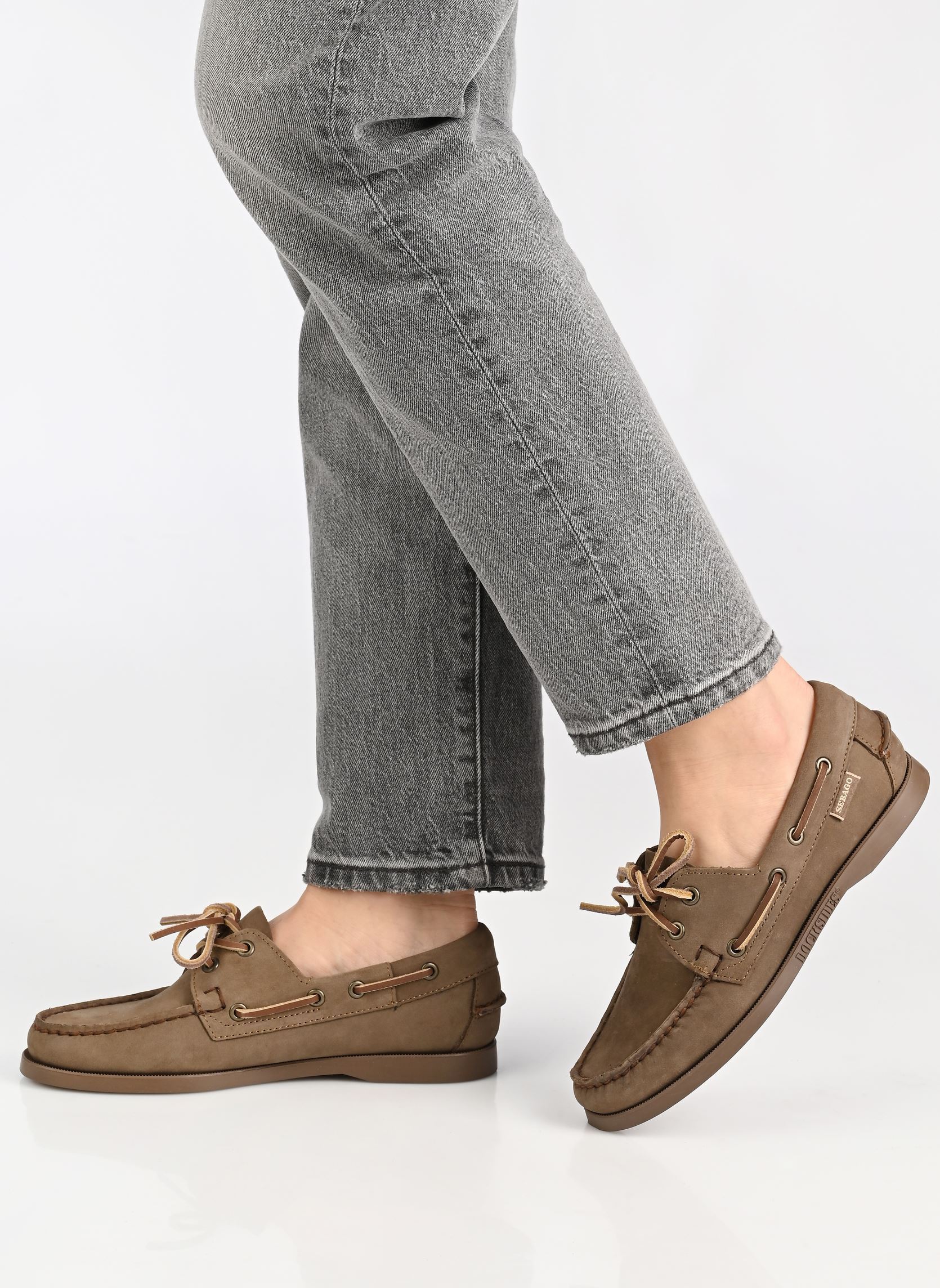 Loafer Portland Nubuck Women damen braun Sebago Loafer Portland Nubuck Women damen braun Total Light Grey