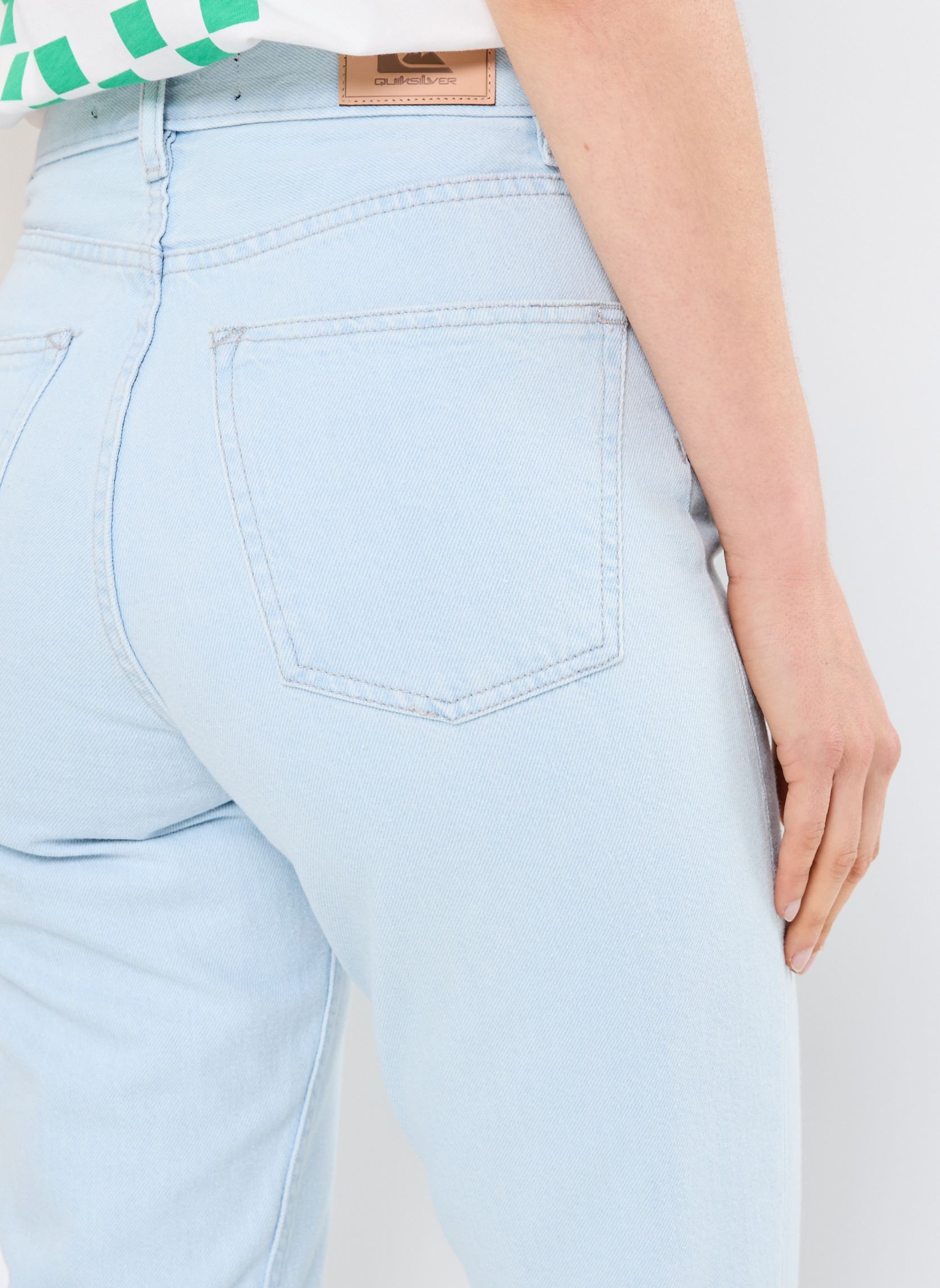 Jeans mom Mom Denim Pant EQWDP03026 femme bleu Quiksilver Jeans mom Mom Denim Pant EQWDP03026 femme bleu Ice Flow