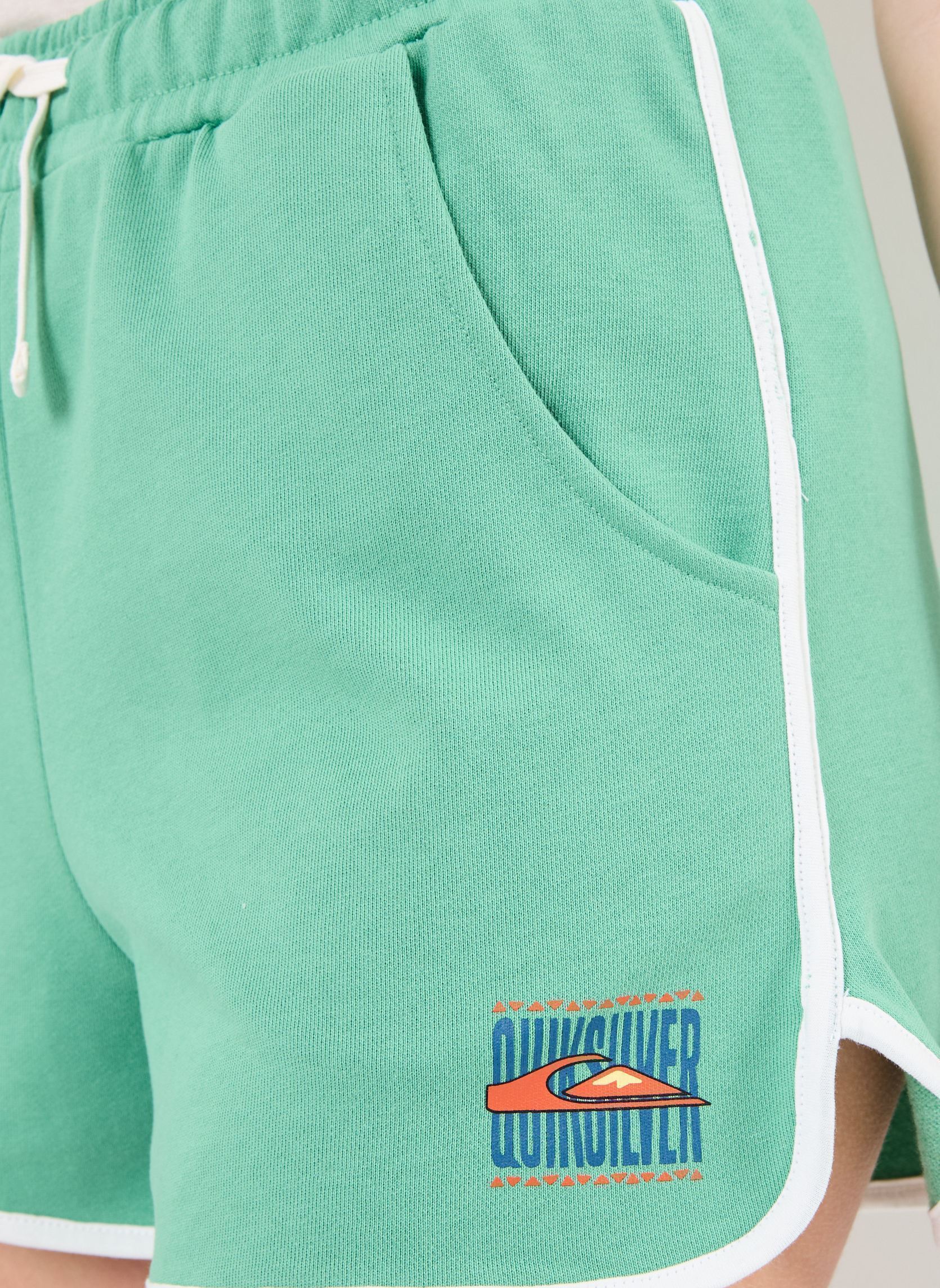 Shorts Scallop Short EQWFB03059 dames groen Quiksilver Shorts Scallop Short EQWFB03059 dames groen GREEN SPRUCE