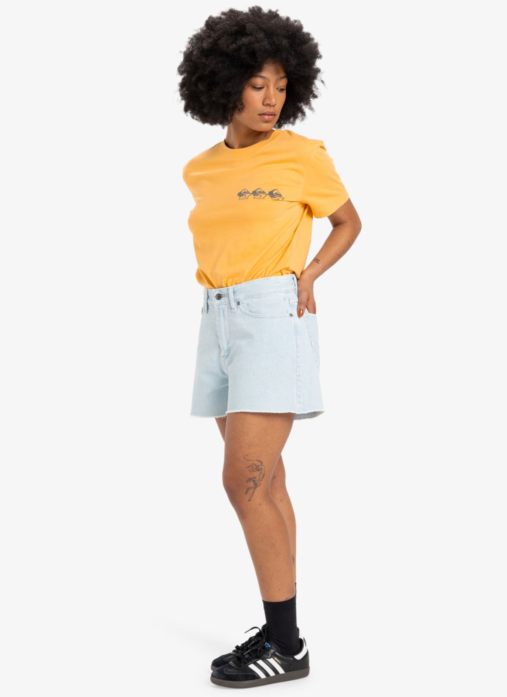 Shorts Denim Short EQWDS03016 femme bleu Quiksilver Shorts Denim Short EQWDS03016 femme bleu Ice Flow