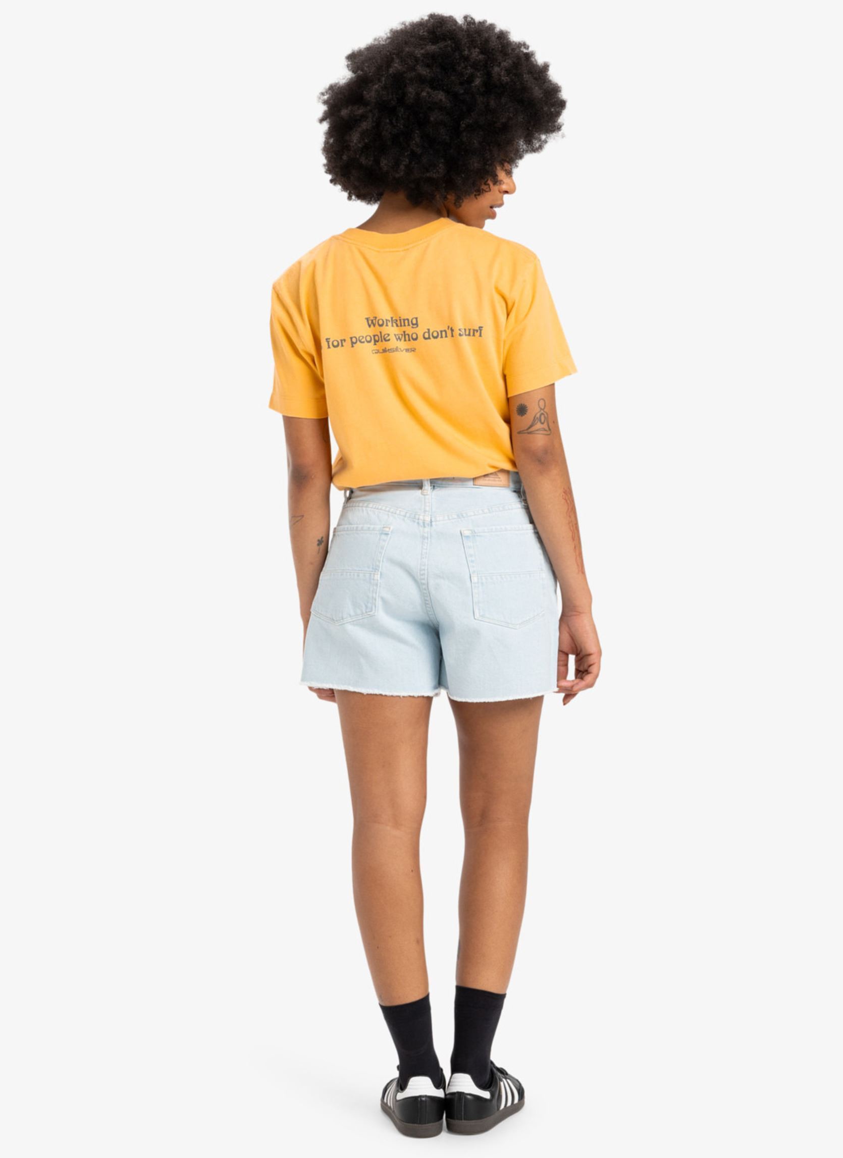 Shorts Denim Short EQWDS03016 femme bleu Quiksilver Shorts Denim Short EQWDS03016 femme bleu Ice Flow