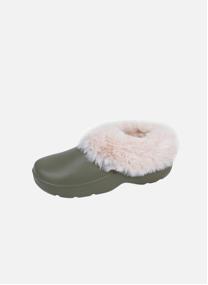 Mules Sabots de jardin Femme Fourrés Kaki femme vert Isotoner Mules Sabots de jardin Femme Fourrés Kaki femme vert Kaki
