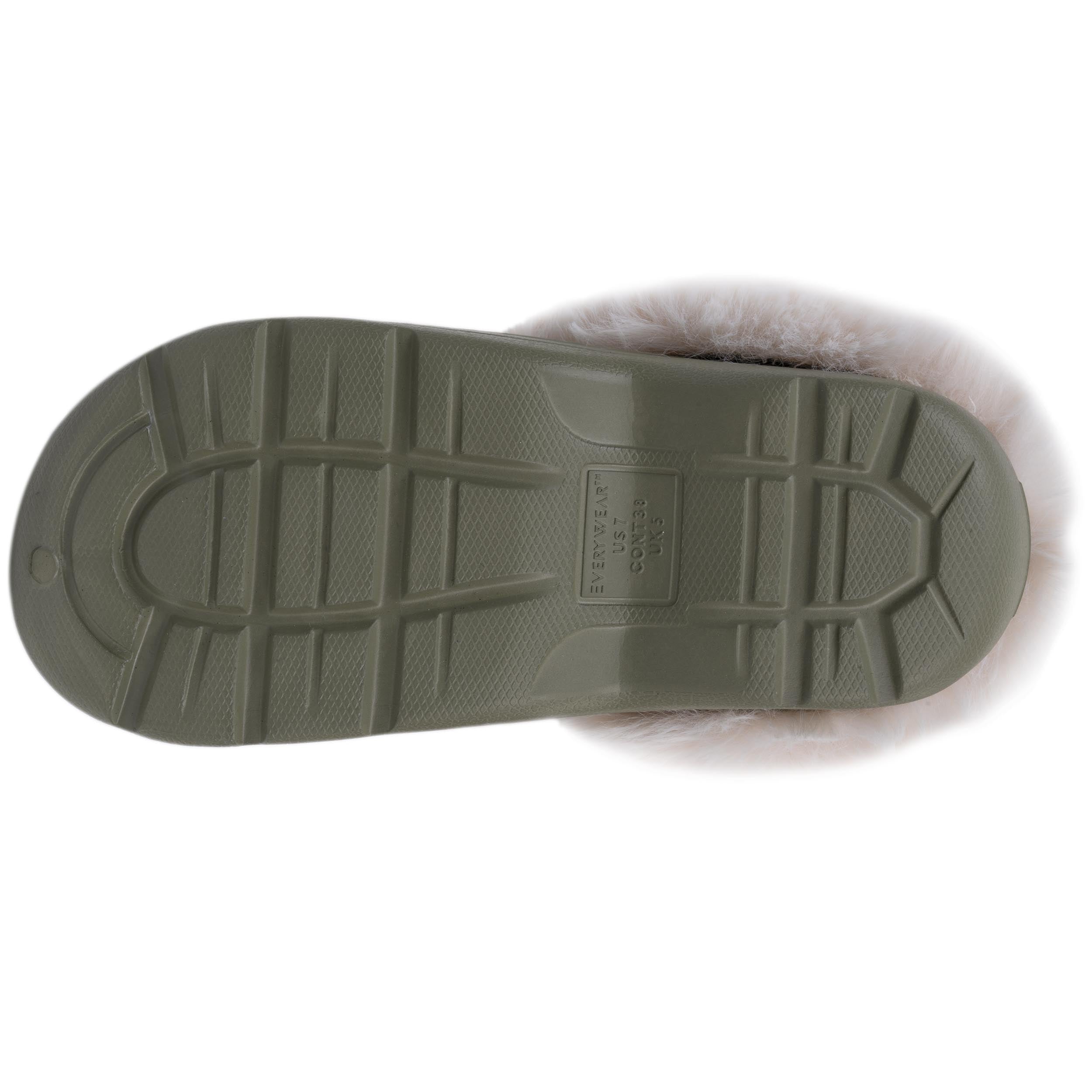 Mules Sabots de jardin Femme Fourrés Kaki femme vert Isotoner Mules Sabots de jardin Femme Fourrés Kaki femme vert Kaki