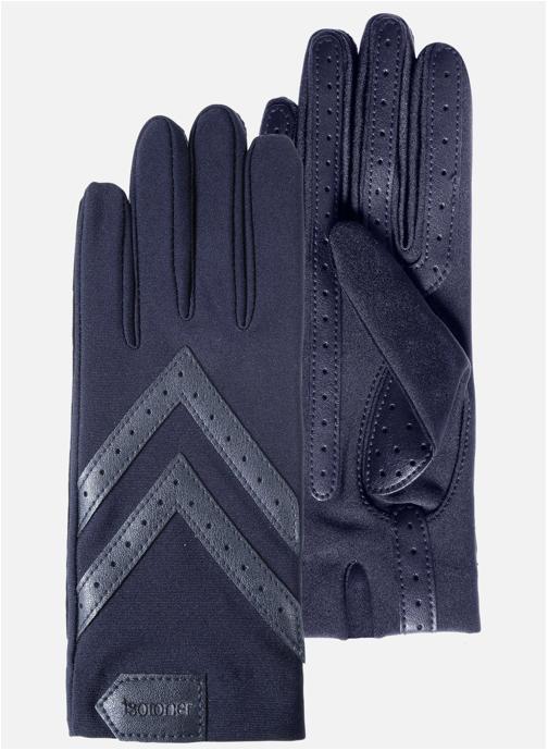 Isotoner Gants Gants Femme tissu extensible recyclé Bleu femme bleu