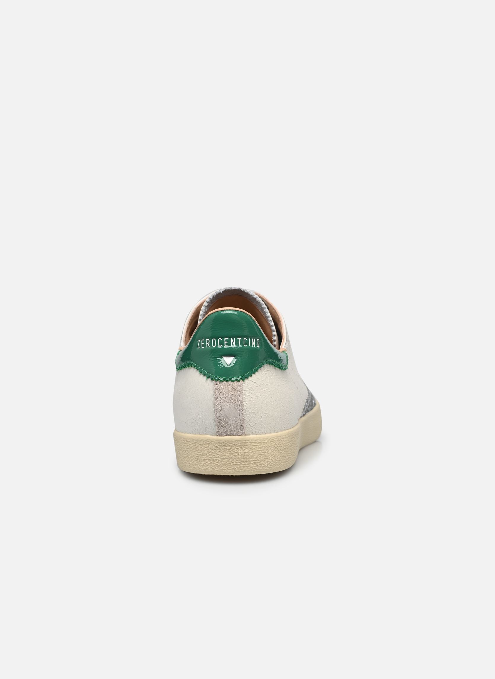 Lage sneakers SC06 dames wit 0-105 Lage sneakers SC06 dames wit Silver Green