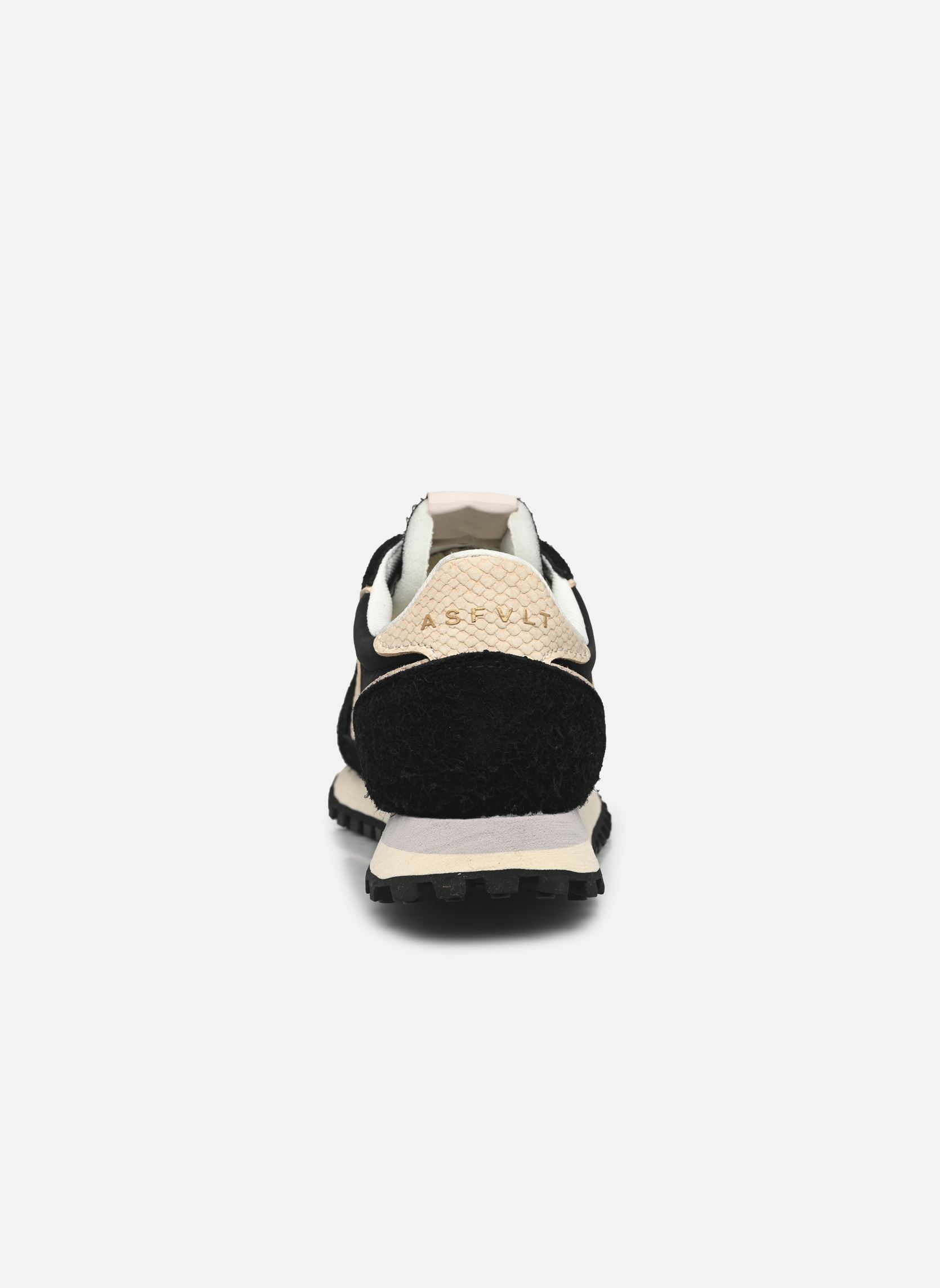Baskets basses Gate femme noir ASFVLT Baskets basses Gate femme noir BLACK / SNAKE/GOLD