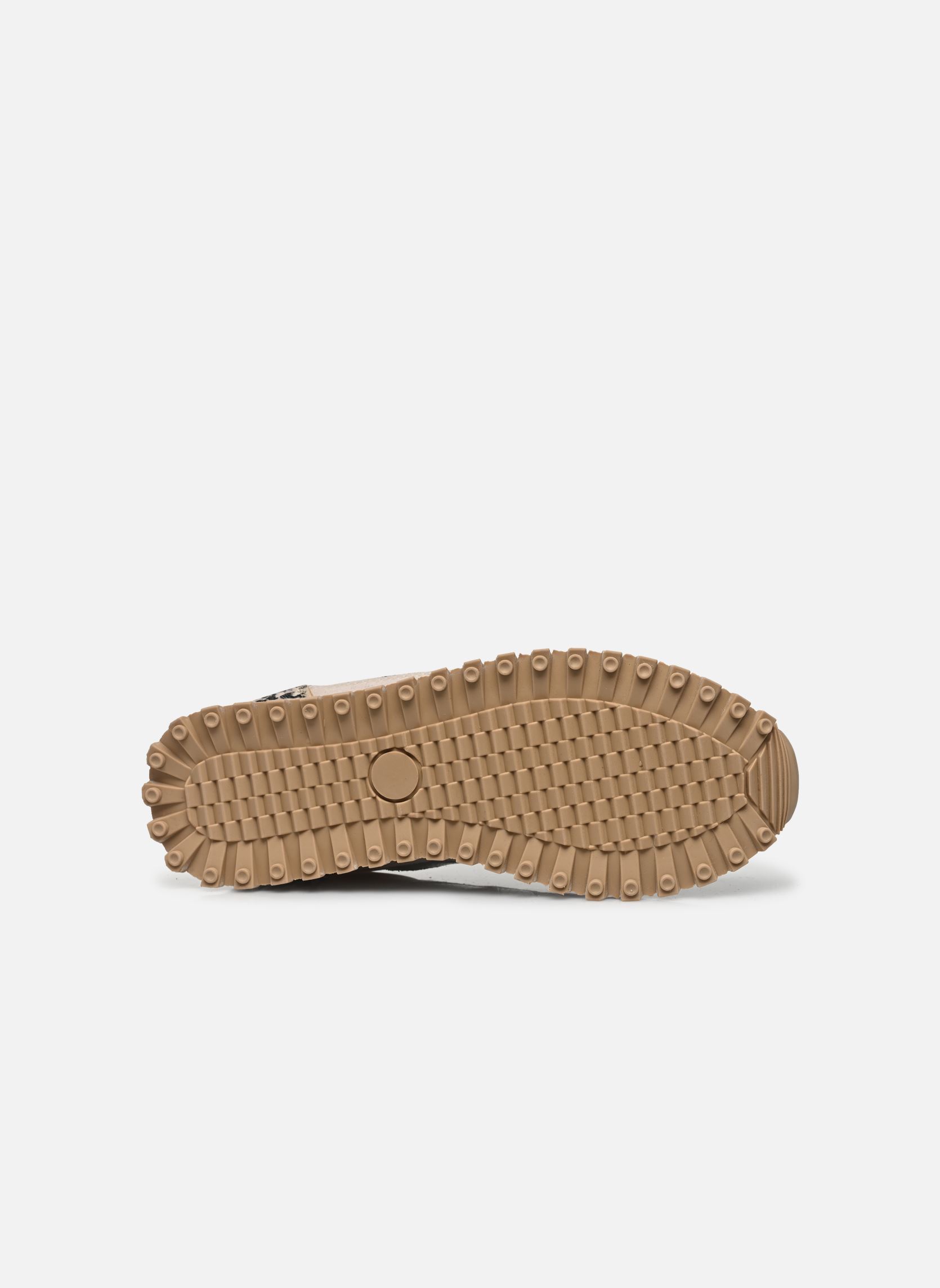 Niedrige Sneaker Gate damen beige ASFVLT Niedrige Sneaker Gate damen beige Grey/Tan/ Silver/Pony Hair