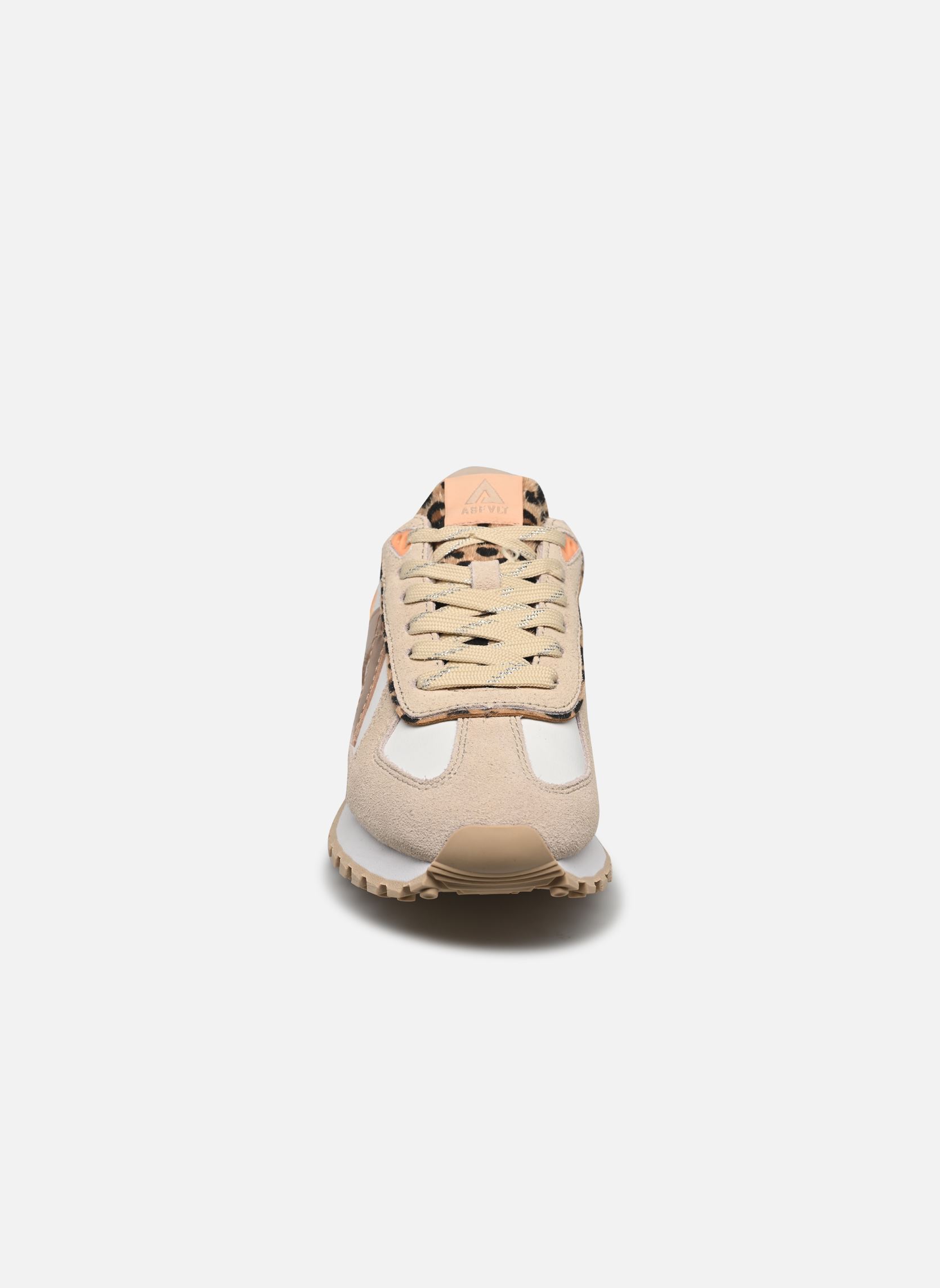Niedrige Sneaker Gate damen beige ASFVLT Niedrige Sneaker Gate damen beige BEIGE/PEACH/LEOPARD