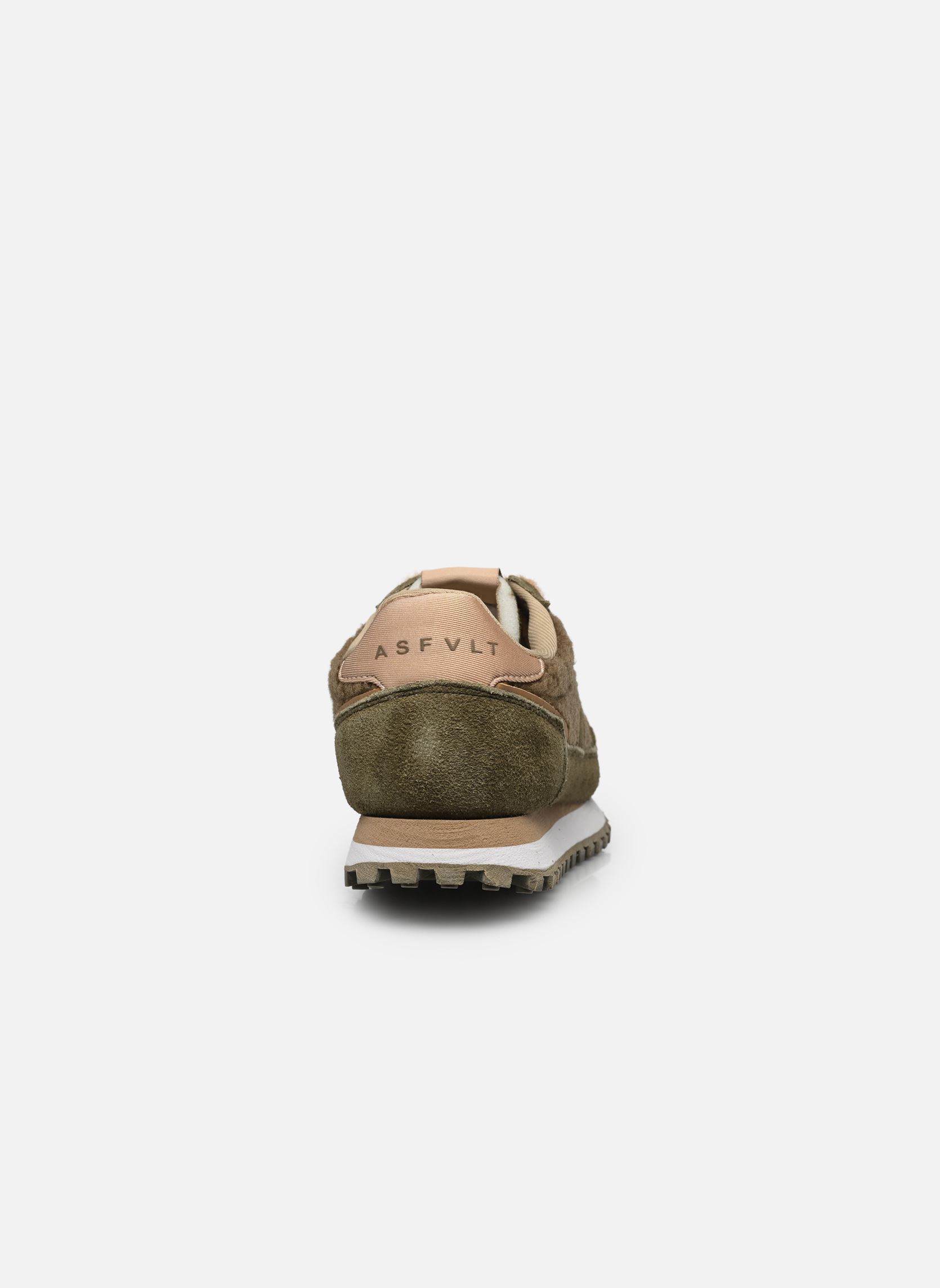 Lage sneakers Gate dames groen ASFVLT Lage sneakers Gate dames groen ARMY SHERPA / TAN
