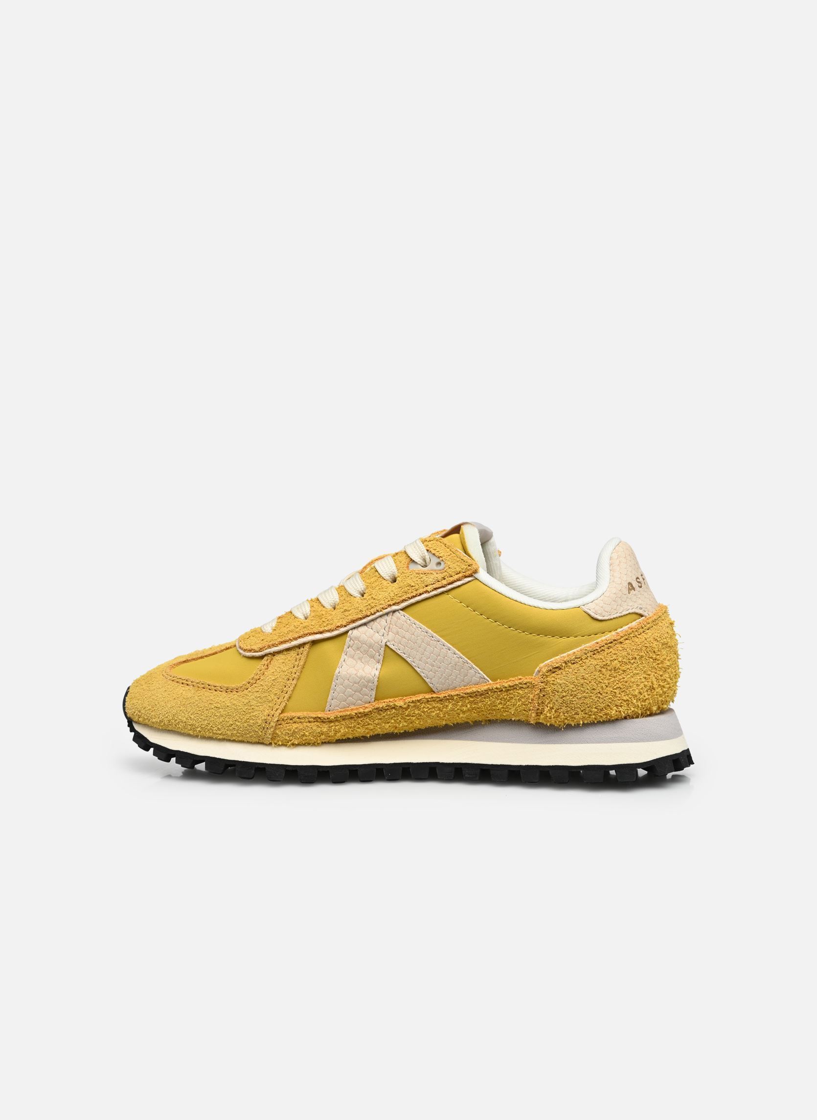 Niedrige Sneaker Gate damen gelb ASFVLT Niedrige Sneaker Gate damen gelb MIMOSA / SNAKE / GOLD