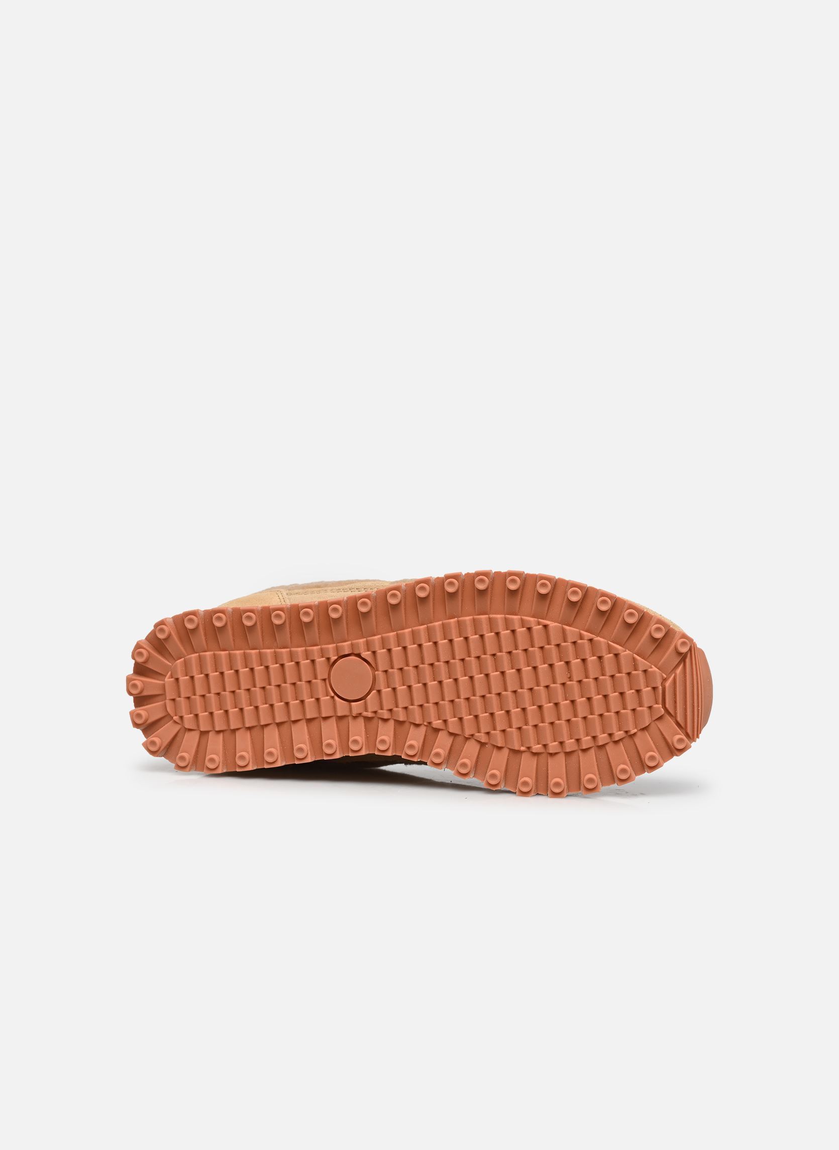 Niedrige Sneaker Gate damen beige ASFVLT Niedrige Sneaker Gate damen beige SAND/ SHERPA /COFEE