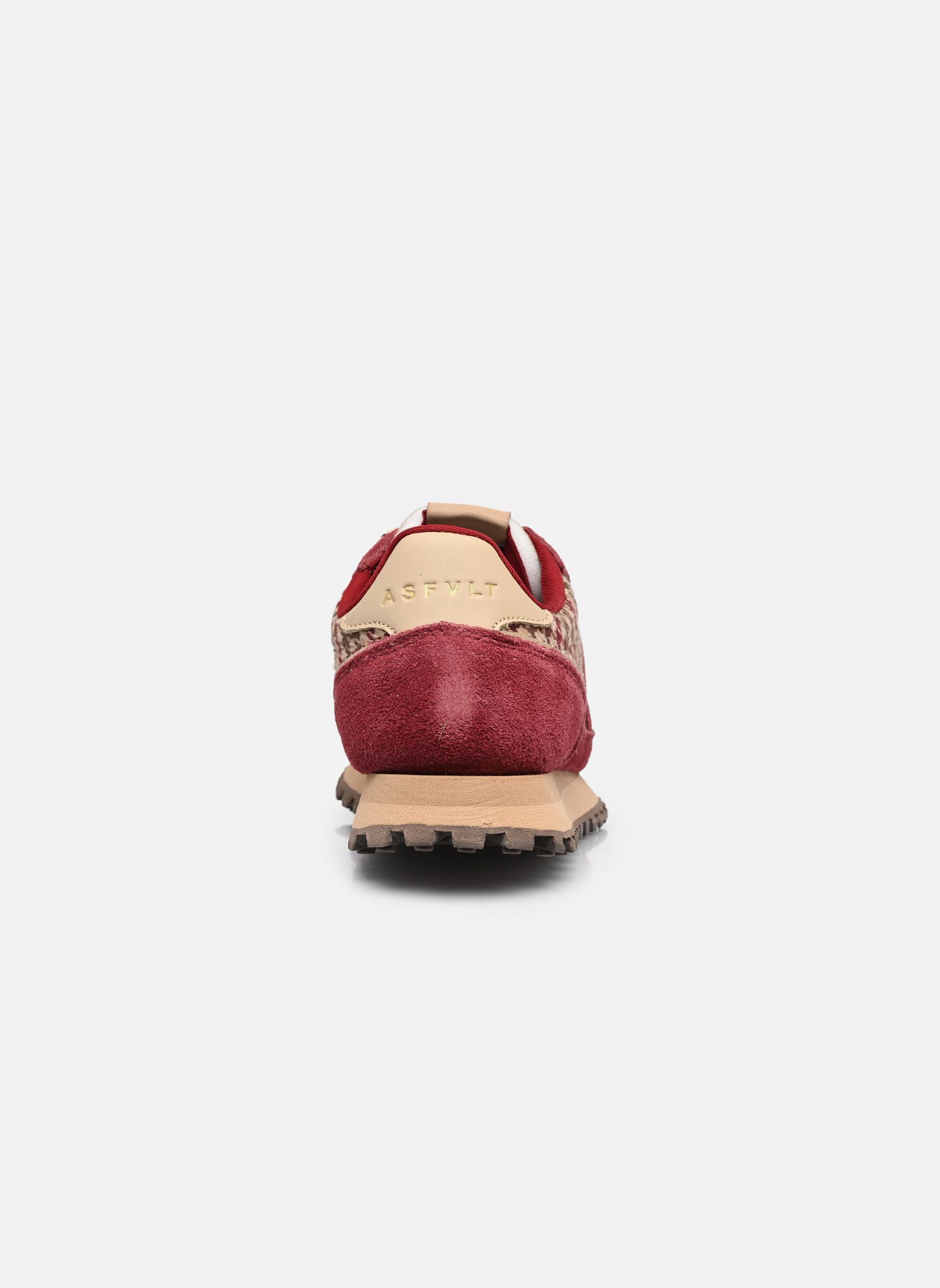 Baskets basses Gate femme violet ASFVLT Baskets basses Gate femme violet WINE/TAN HERRINGBONE