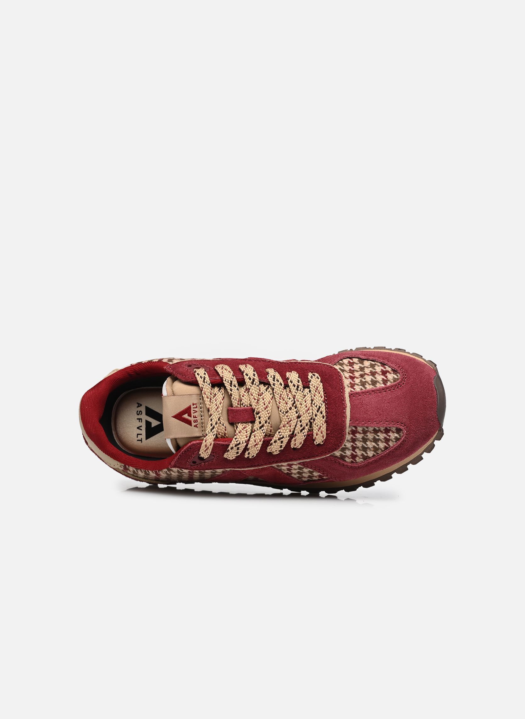 Baskets basses Gate femme violet ASFVLT Baskets basses Gate femme violet WINE/TAN HERRINGBONE