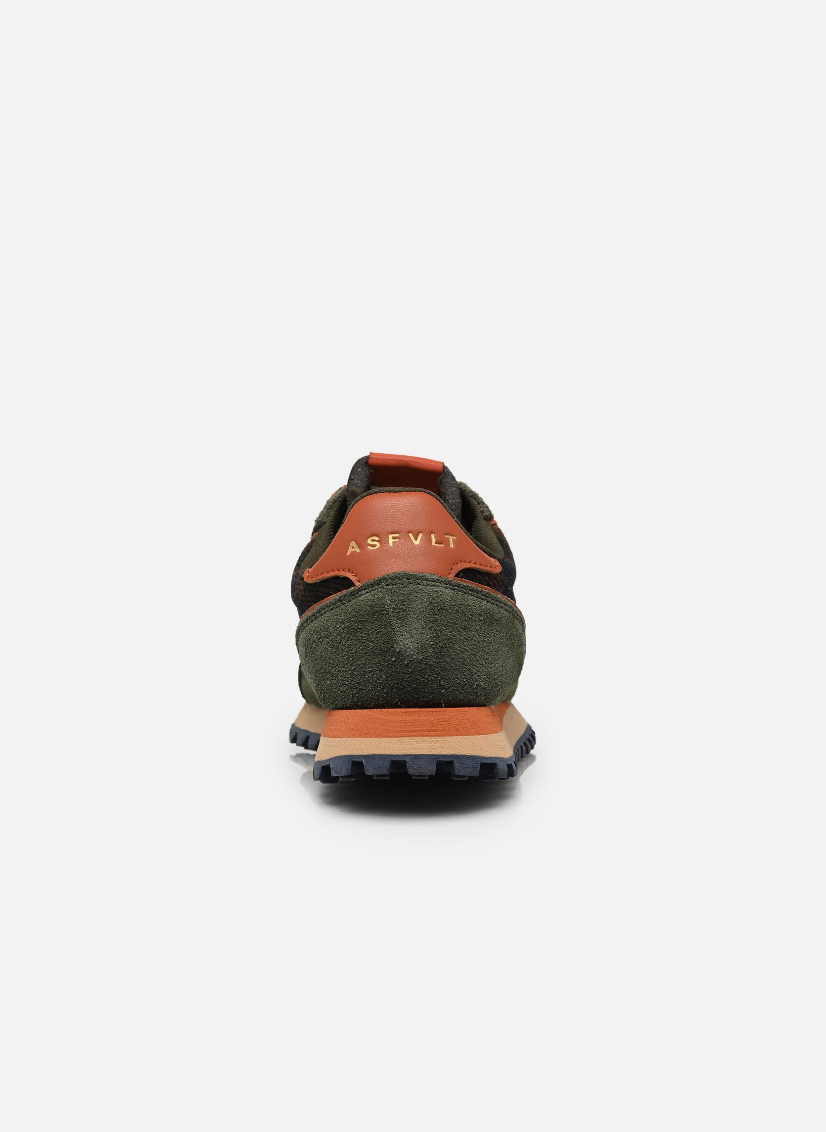Baskets basses Gate femme vert ASFVLT Baskets basses Gate femme vert ARMY /COGNAC PLAID