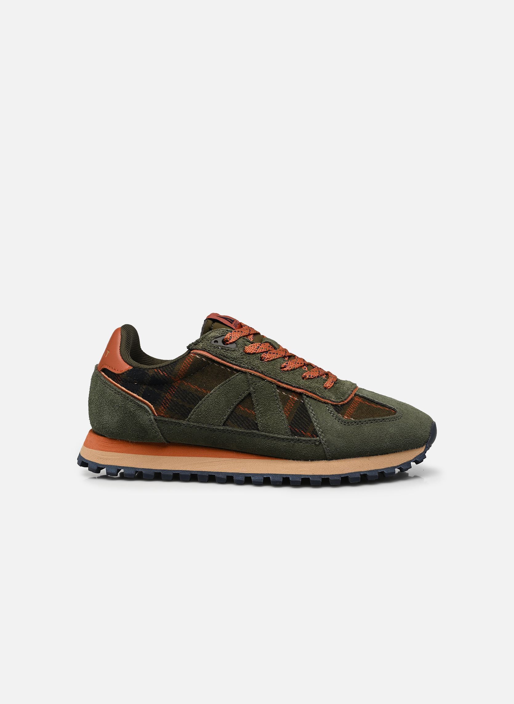 Baskets basses Gate femme vert ASFVLT Baskets basses Gate femme vert ARMY /COGNAC PLAID