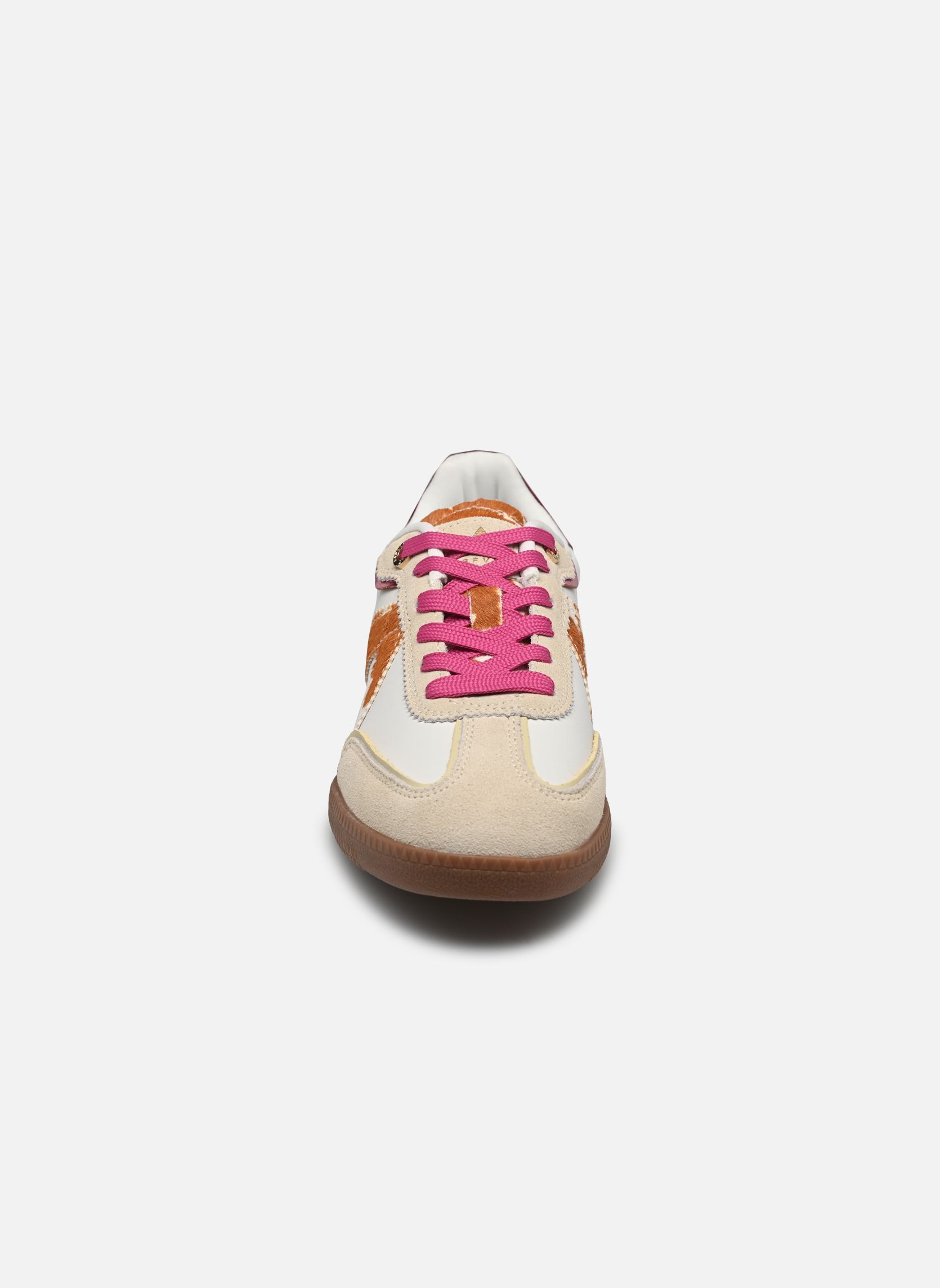 Niedrige Sneaker Elite Classic damen beige ASFVLT Niedrige Sneaker Elite Classic damen beige TAN/COW PONY HAIR/FUSHIA