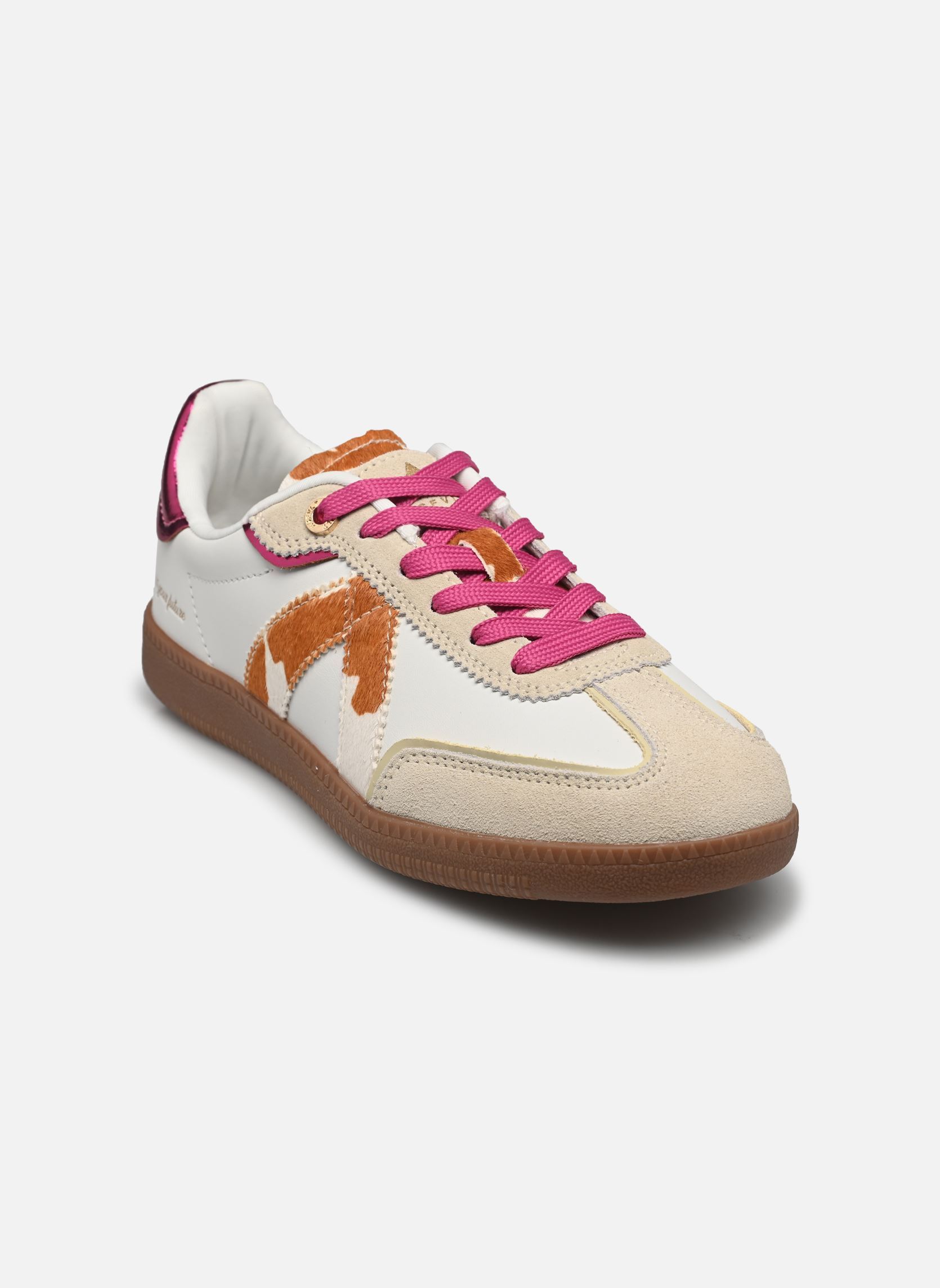 Niedrige Sneaker Elite Classic damen beige ASFVLT Niedrige Sneaker Elite Classic damen beige TAN/COW PONY HAIR/FUSHIA