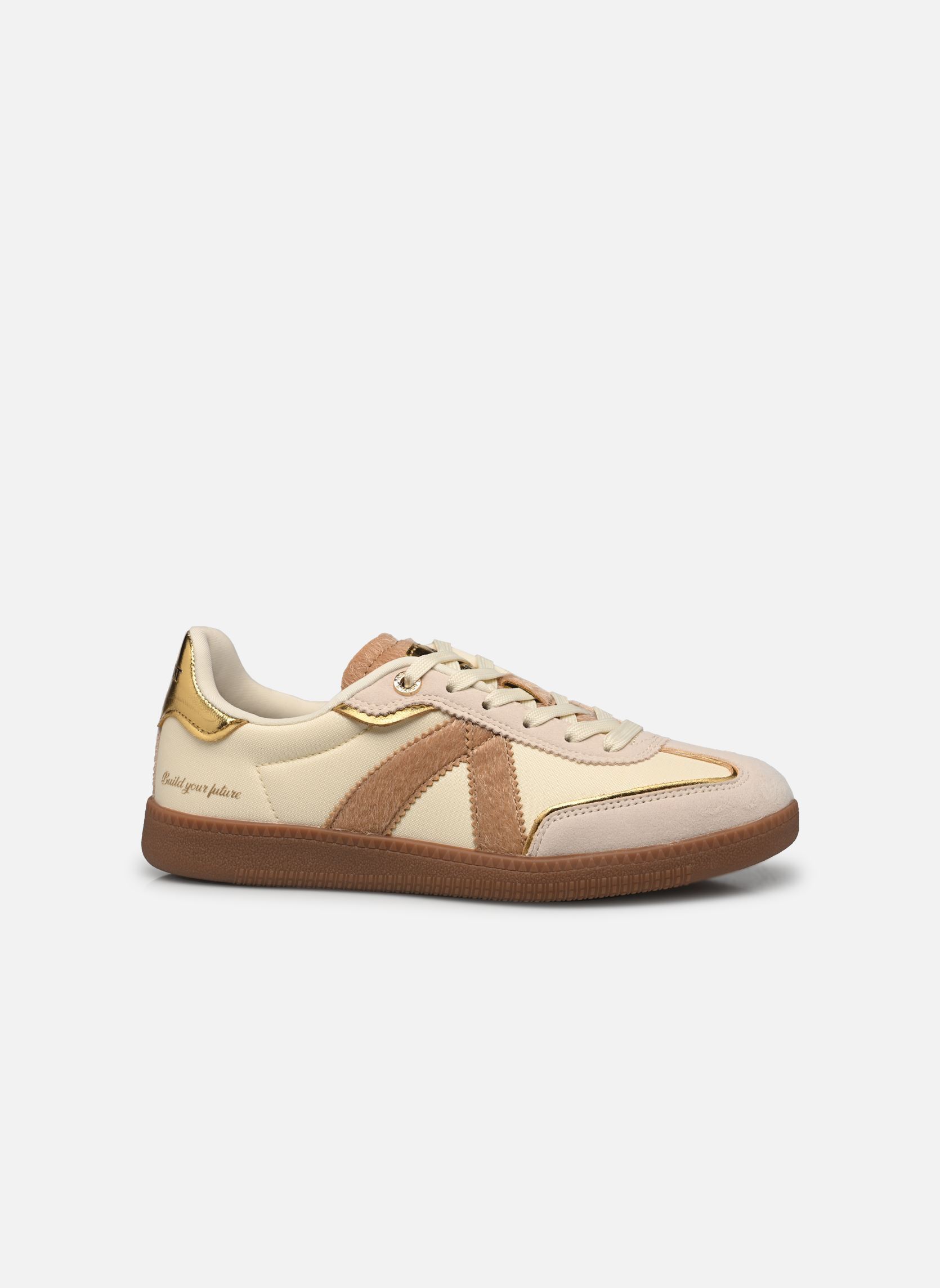 Niedrige Sneaker Elite Classic damen beige ASFVLT Niedrige Sneaker Elite Classic damen beige TAN/ BEIGE PONY HAIR/ GOLD