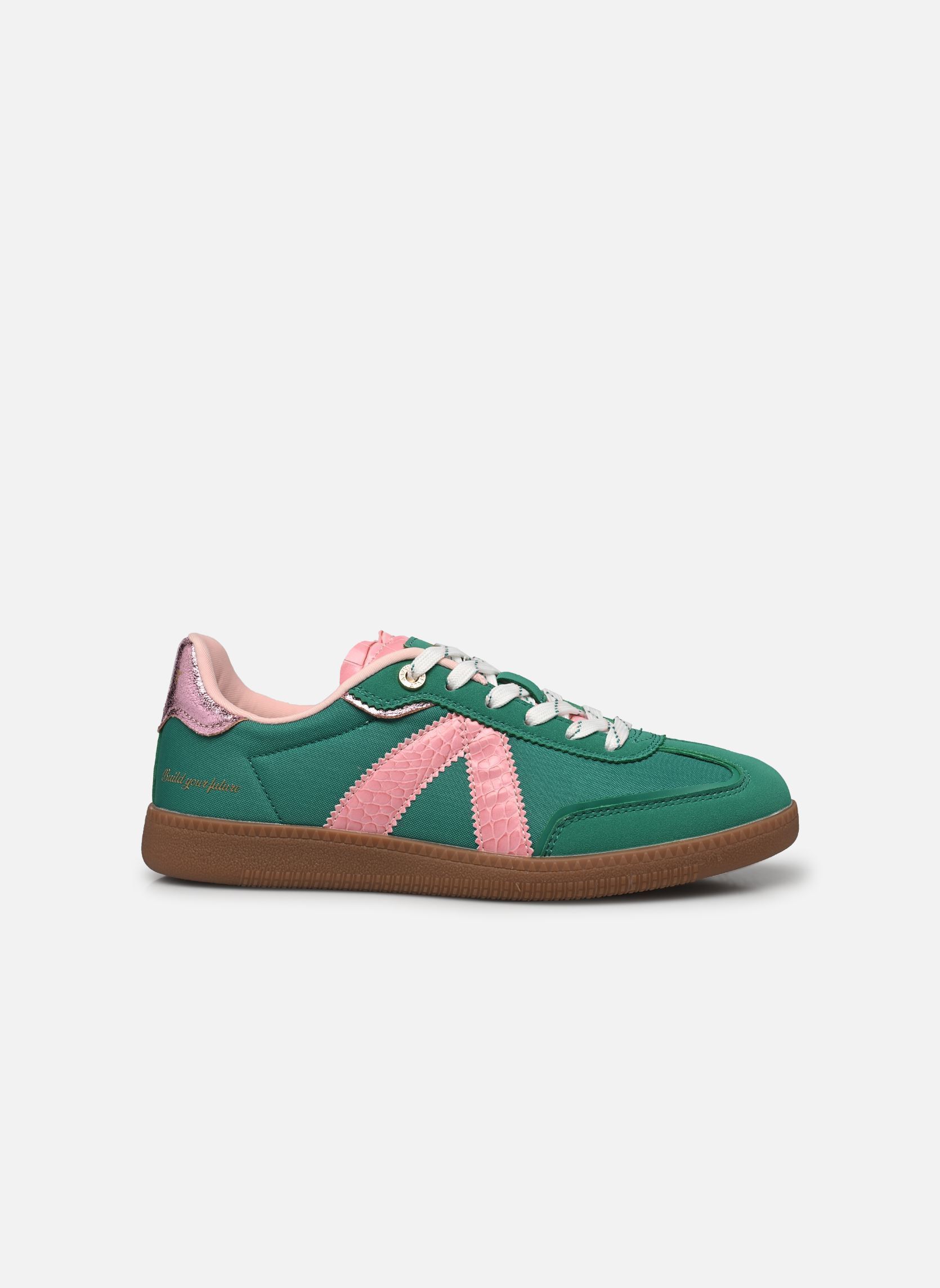 Baskets basses Elite Classic femme vert ASFVLT Baskets basses Elite Classic femme vert GREEN/ PINK