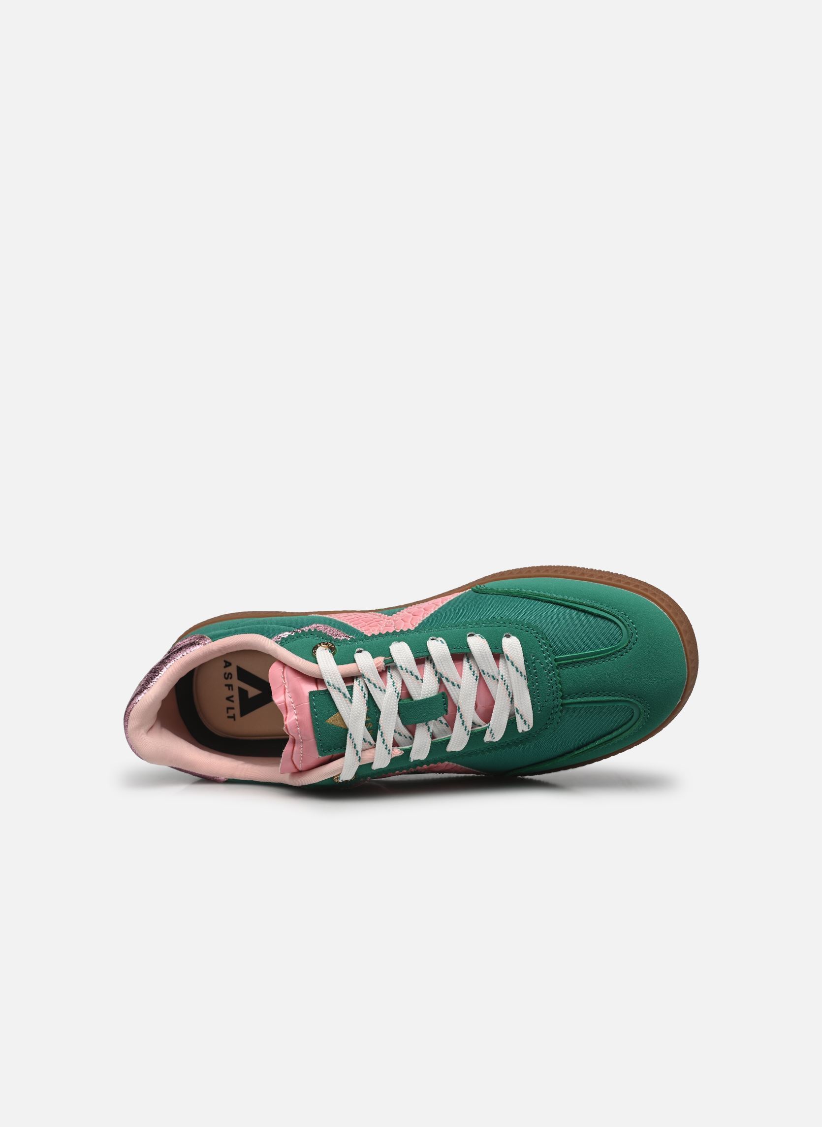 Baskets basses Elite Classic femme vert ASFVLT Baskets basses Elite Classic femme vert GREEN/ PINK