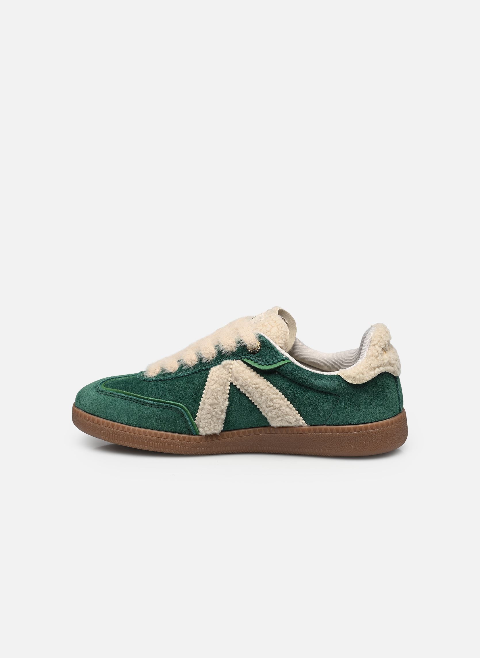 Niedrige Sneaker Elite Classic damen grün ASFVLT Niedrige Sneaker Elite Classic damen grün GREEN / CREAM SHERPA