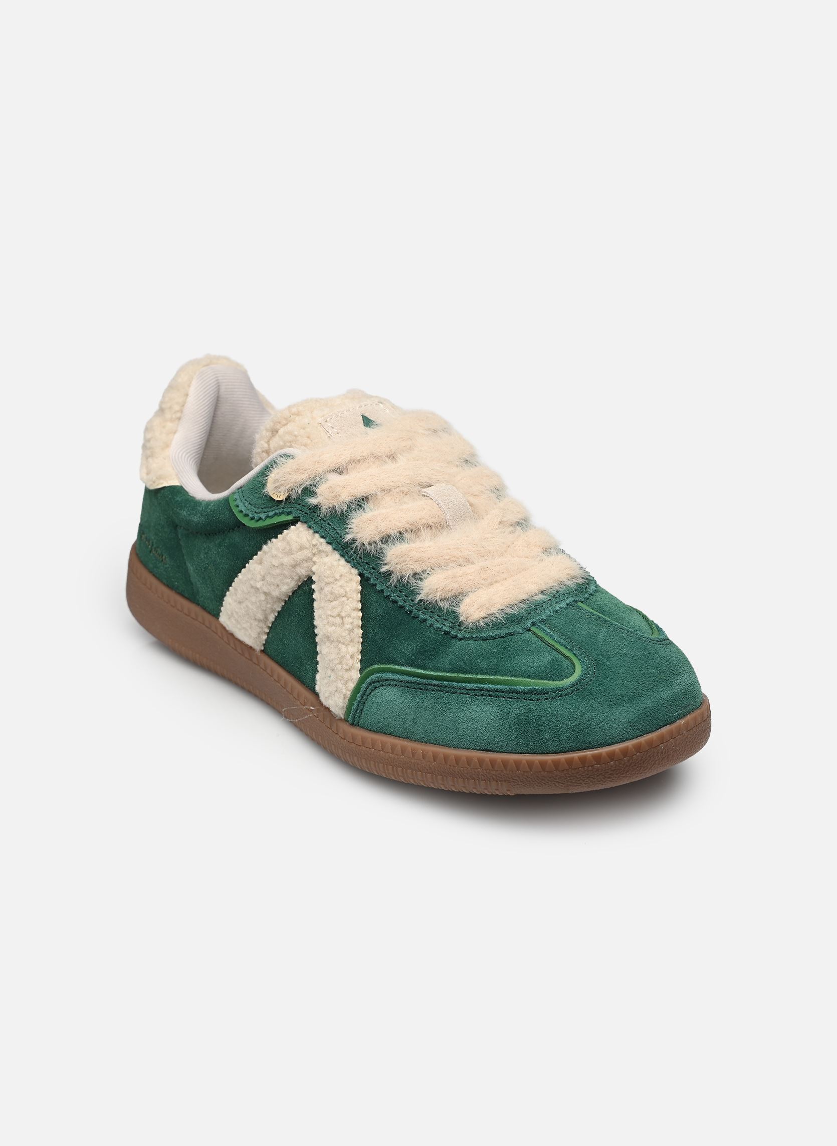 Niedrige Sneaker Elite Classic damen grün ASFVLT Niedrige Sneaker Elite Classic damen grün GREEN / CREAM SHERPA