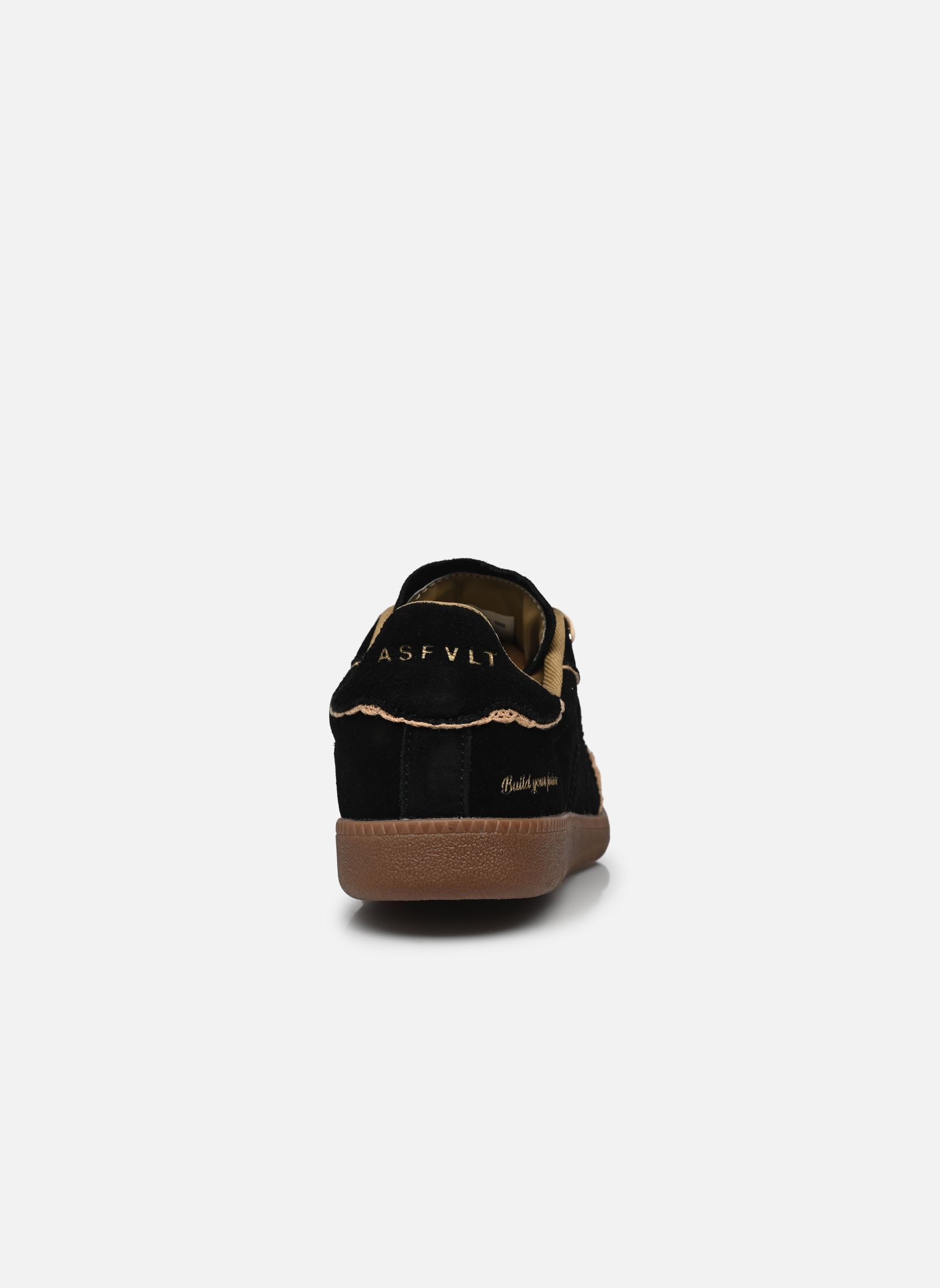 Niedrige Sneaker Elite Classic damen schwarz ASFVLT Niedrige Sneaker Elite Classic damen schwarz BLACK / CREAM DENTELLE