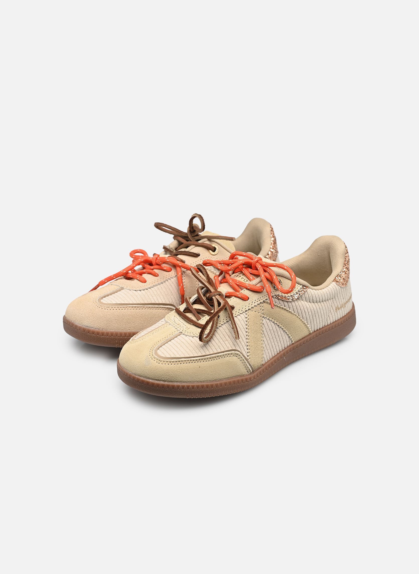 Niedrige Sneaker Elite Classic damen beige ASFVLT Niedrige Sneaker Elite Classic damen beige NATURAL / SHINE