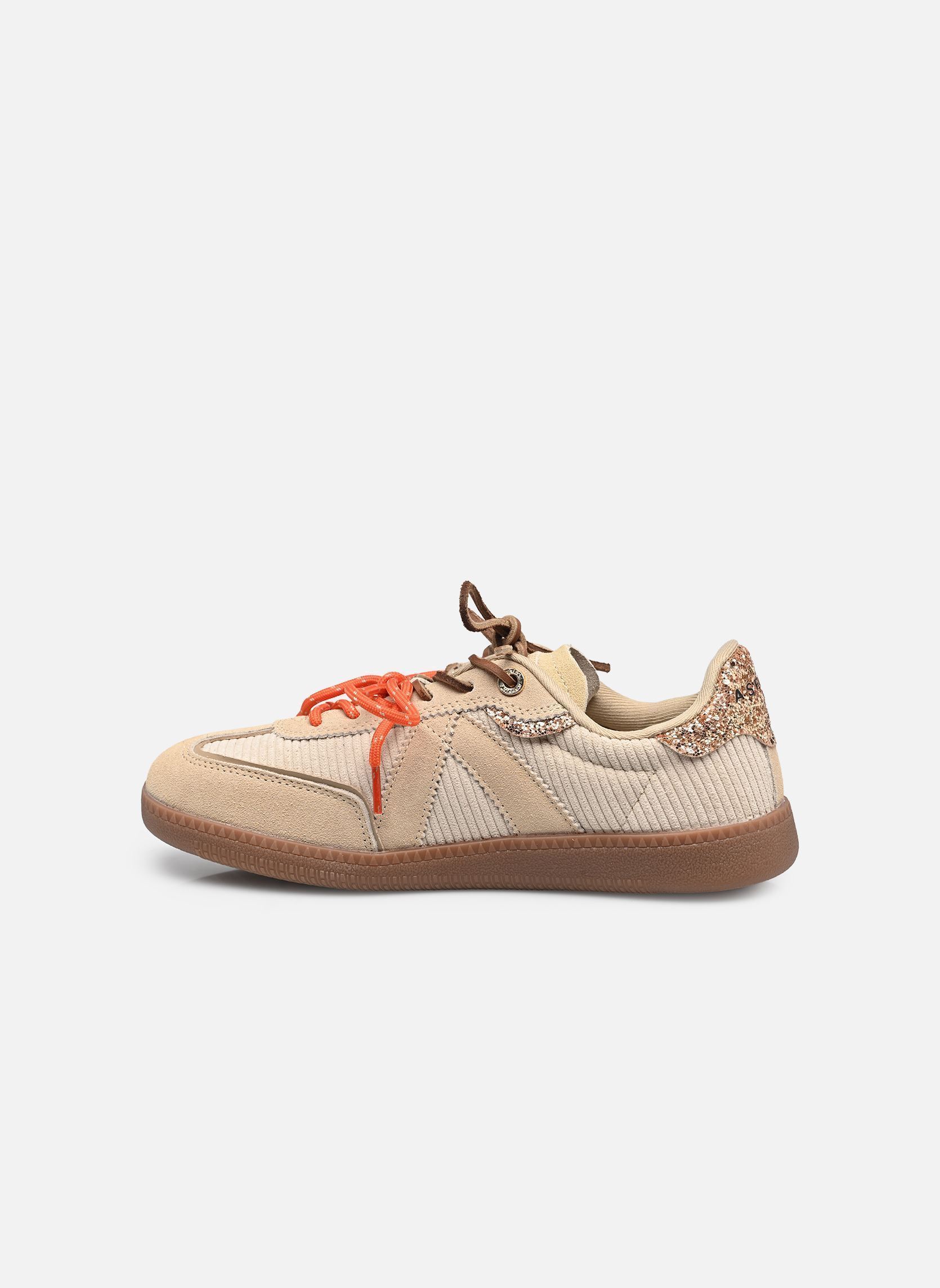 Niedrige Sneaker Elite Classic damen beige ASFVLT Niedrige Sneaker Elite Classic damen beige NATURAL / SHINE