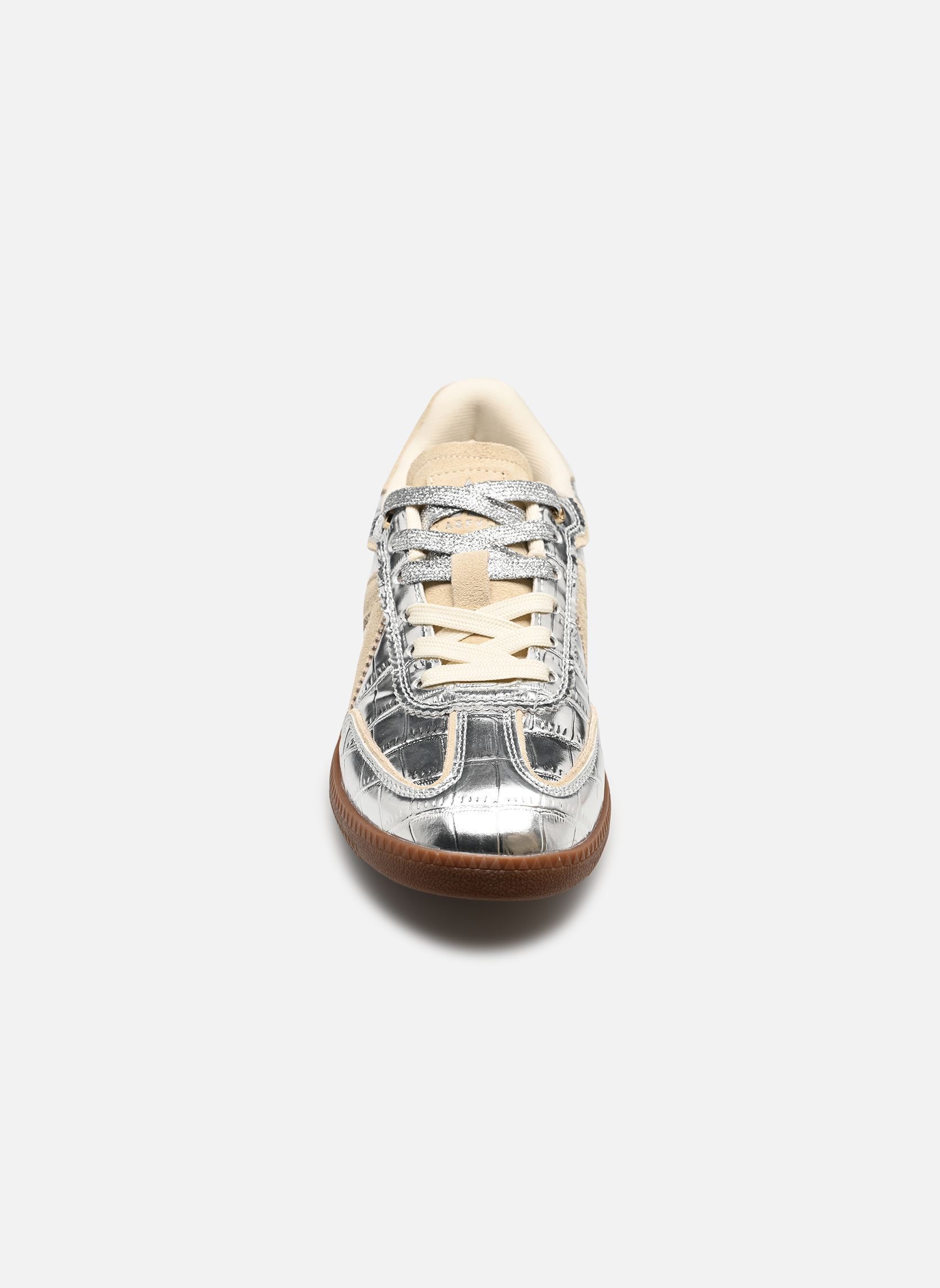 Baskets basses Elite Classic femme argent ASFVLT Baskets basses Elite Classic femme argent SILVER CROCO TAN