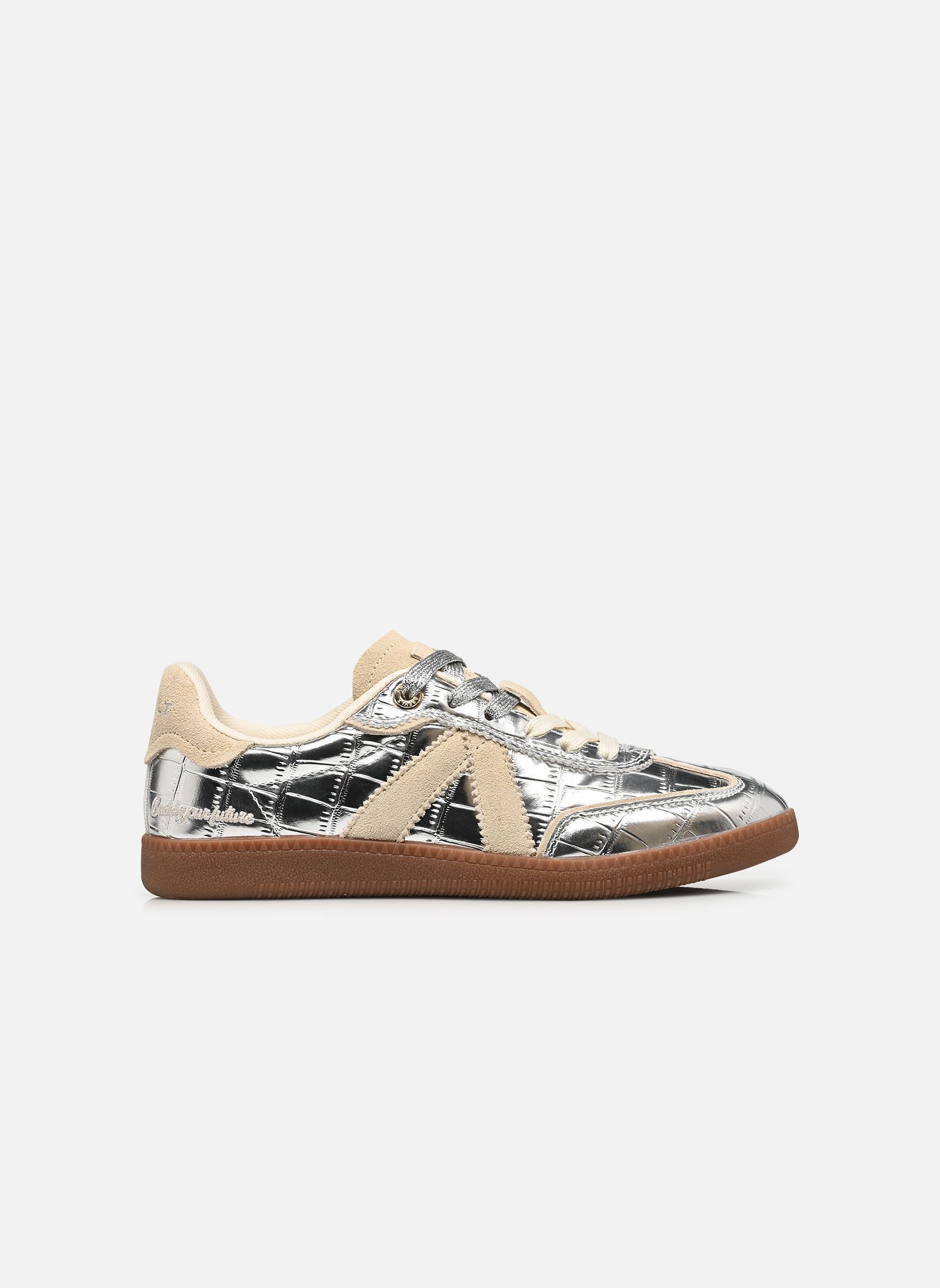 Baskets basses Elite Classic femme argent ASFVLT Baskets basses Elite Classic femme argent SILVER CROCO TAN