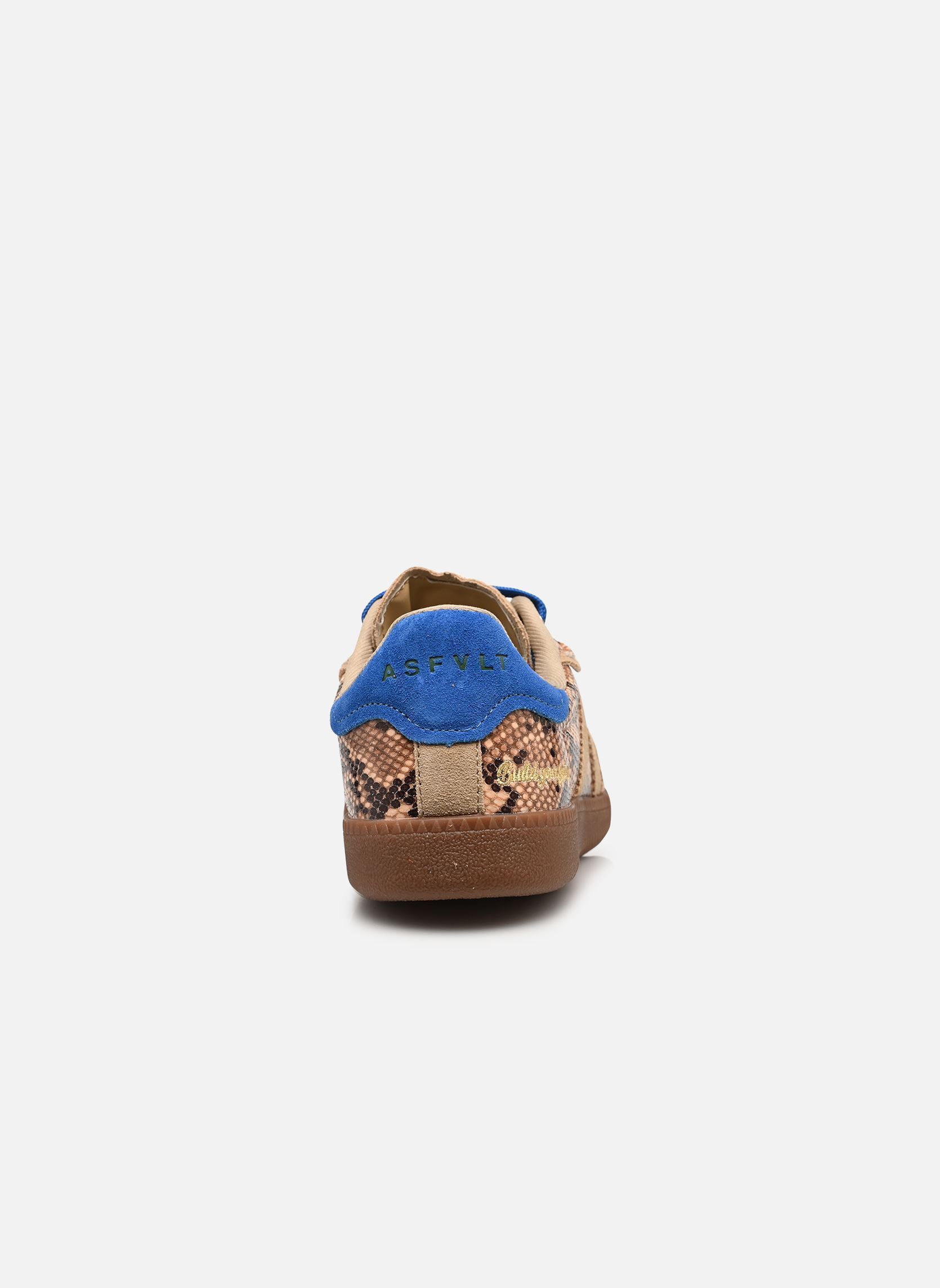 Niedrige Sneaker Elite Classic damen braun ASFVLT Niedrige Sneaker Elite Classic damen braun BEIGE SNAKE BLUE