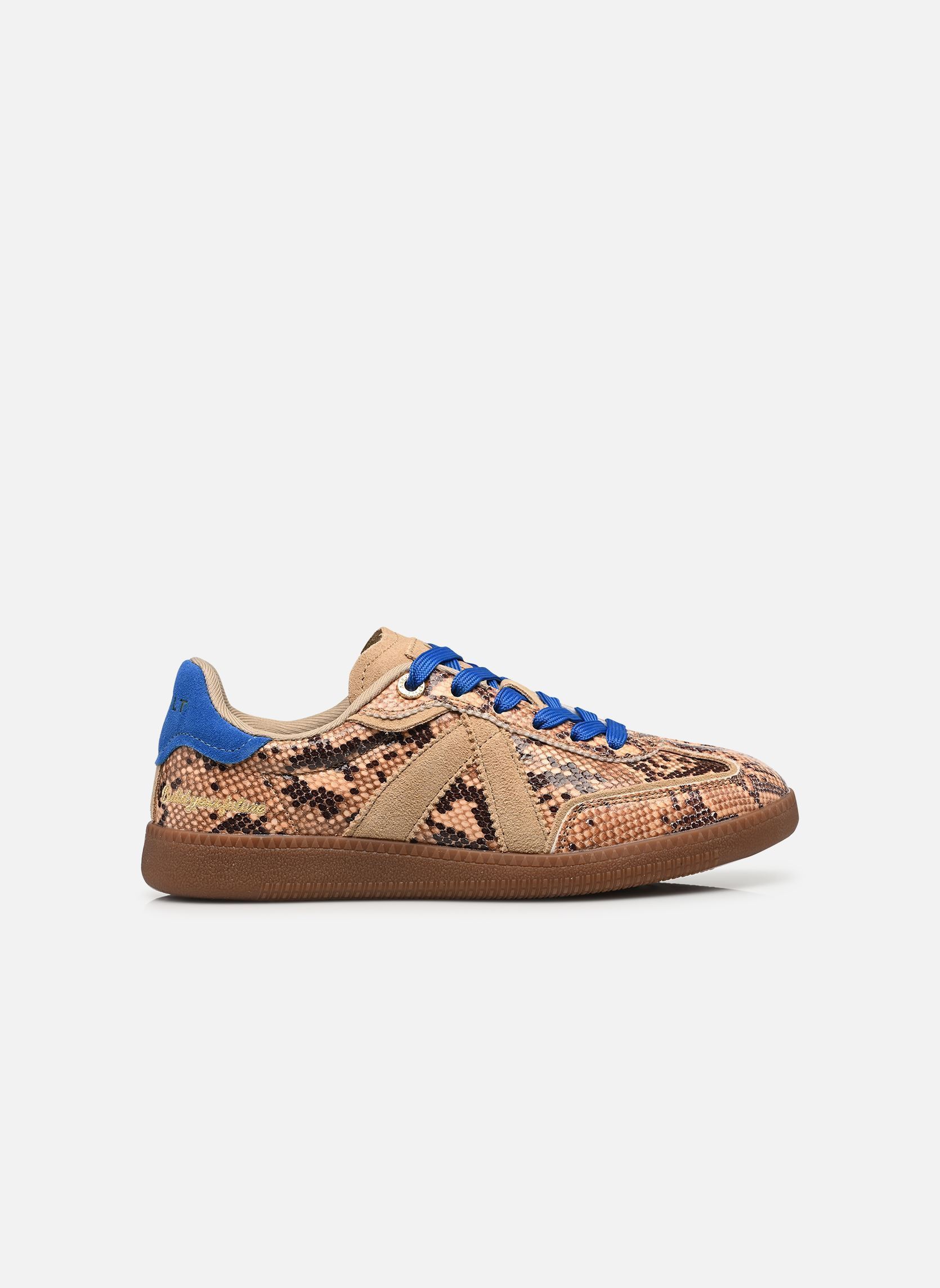 Niedrige Sneaker Elite Classic damen braun ASFVLT Niedrige Sneaker Elite Classic damen braun BEIGE SNAKE BLUE
