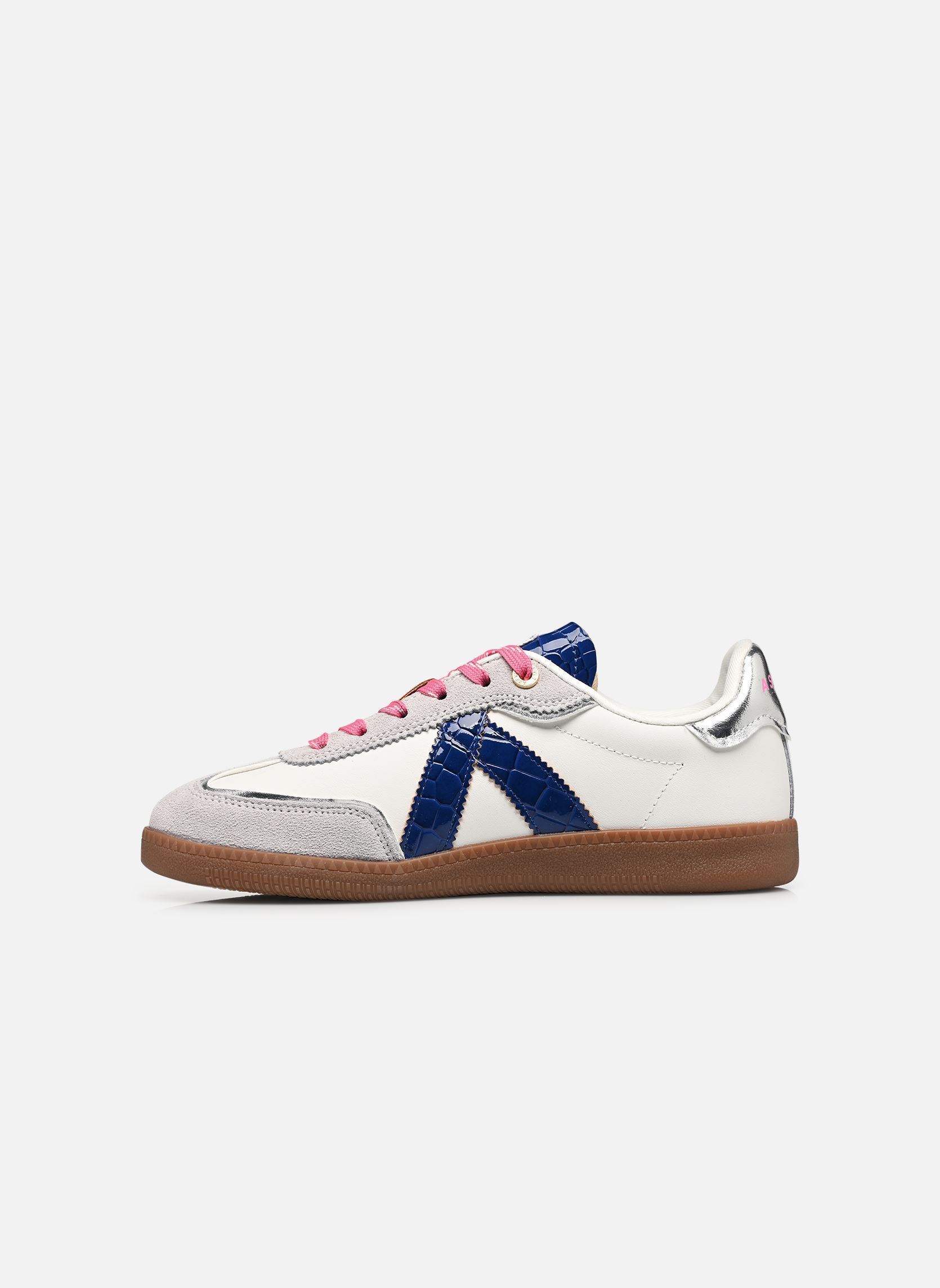 Lage sneakers Elite Classic dames wit ASFVLT Lage sneakers Elite Classic dames wit WHITE NAVY CROCO SILVER PINK